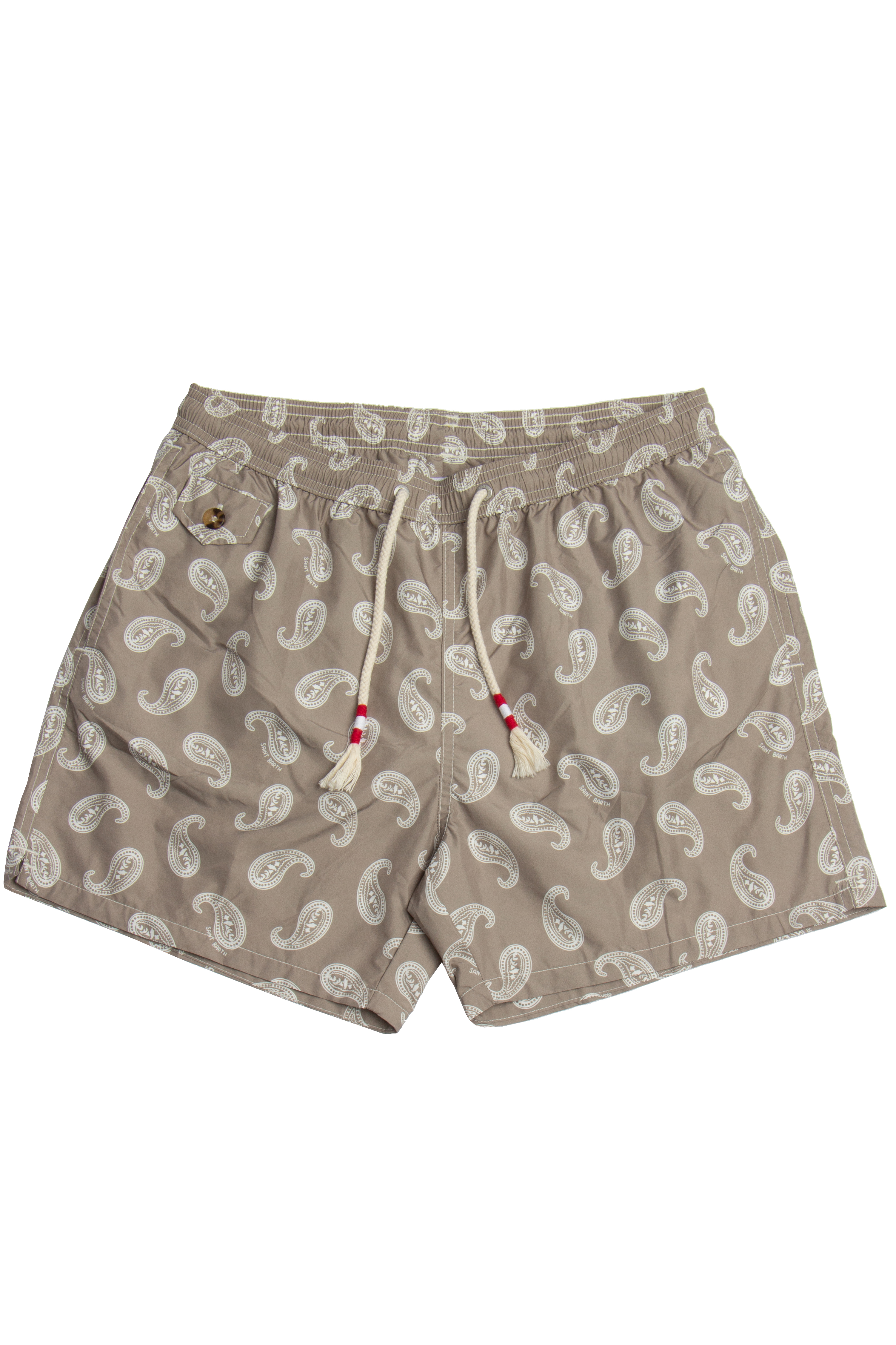 MC 2 SAINT BARTH Paisley Print Swim Shorts Lighting 