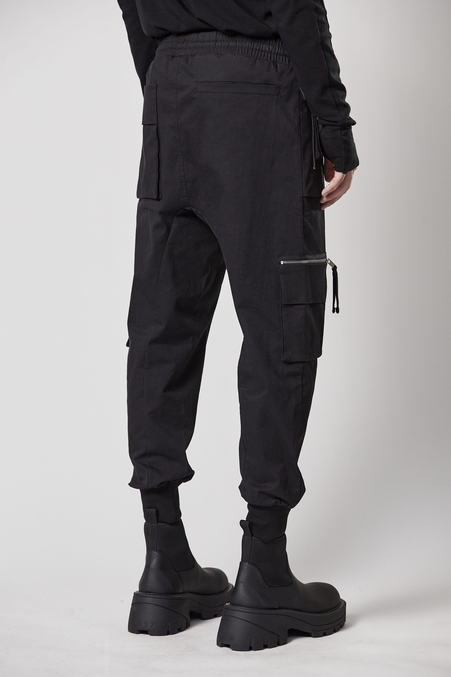 THOM KROM Woven Cotton Stretch Cargo Pants