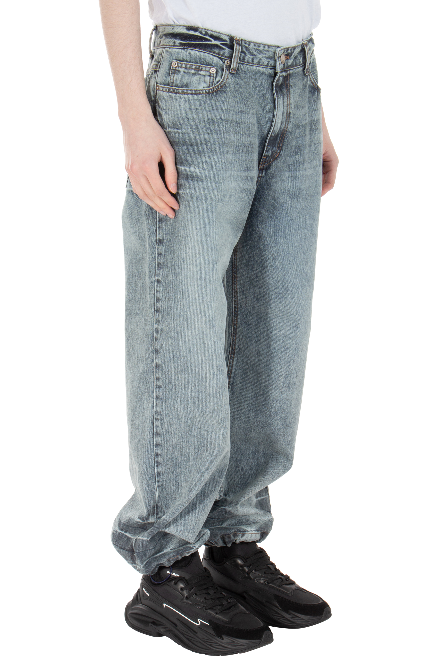 JUUN.J Washed Cotton Denim Jeans