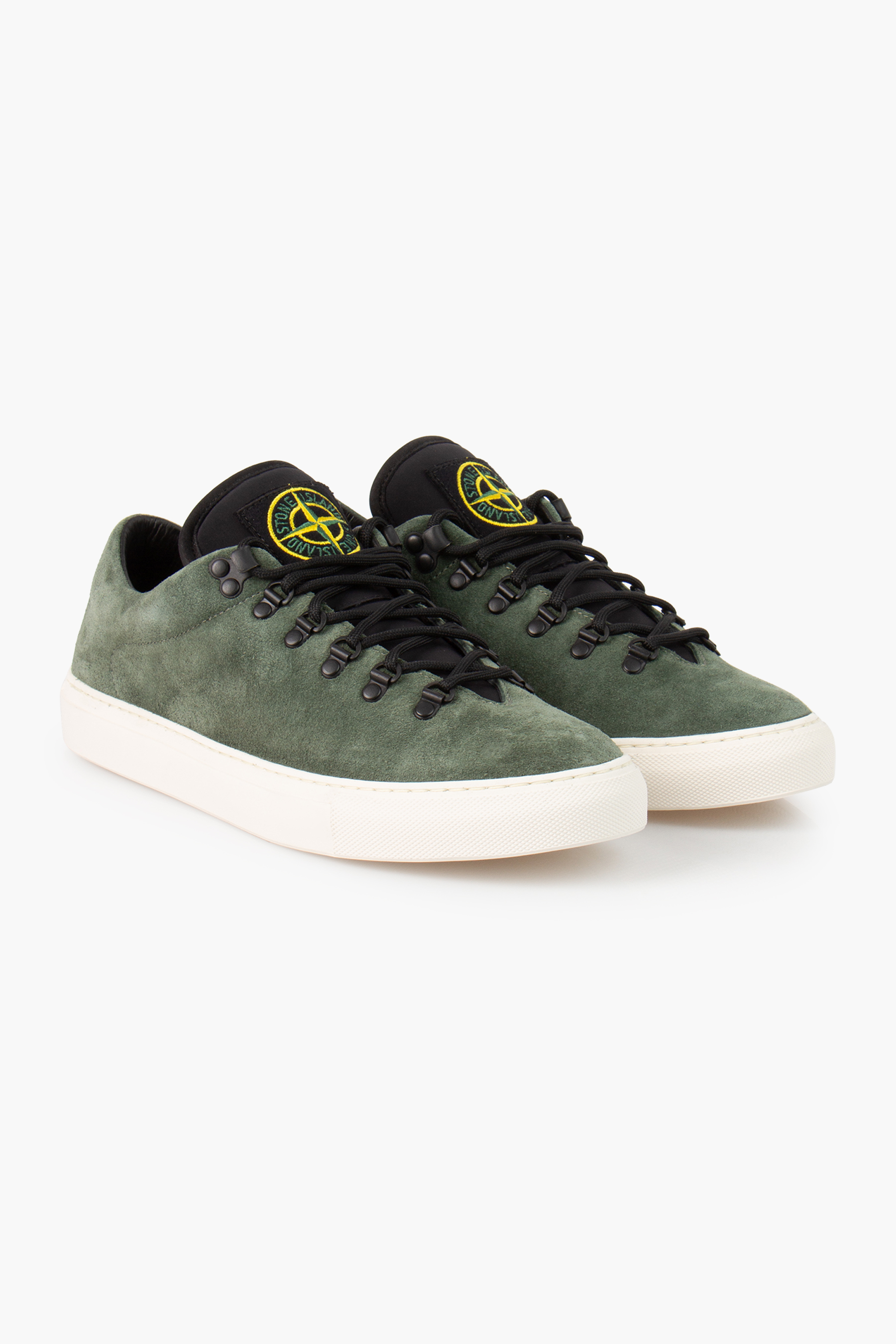 STONE ISLAND Low Cut Suede Sneakers