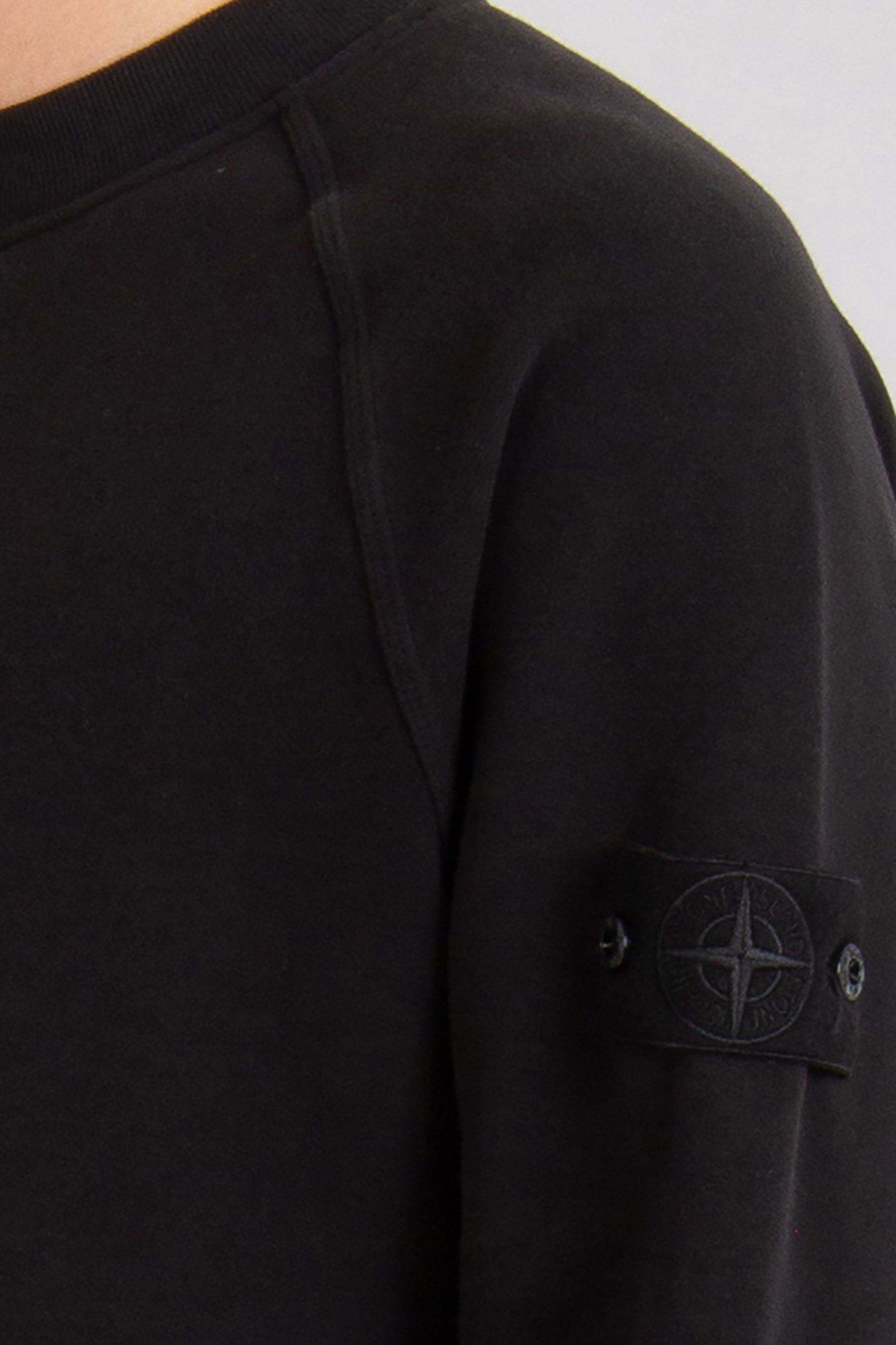 STONE ISLAND Ghost Piece Organic Cotton Stretch Sweatshirt