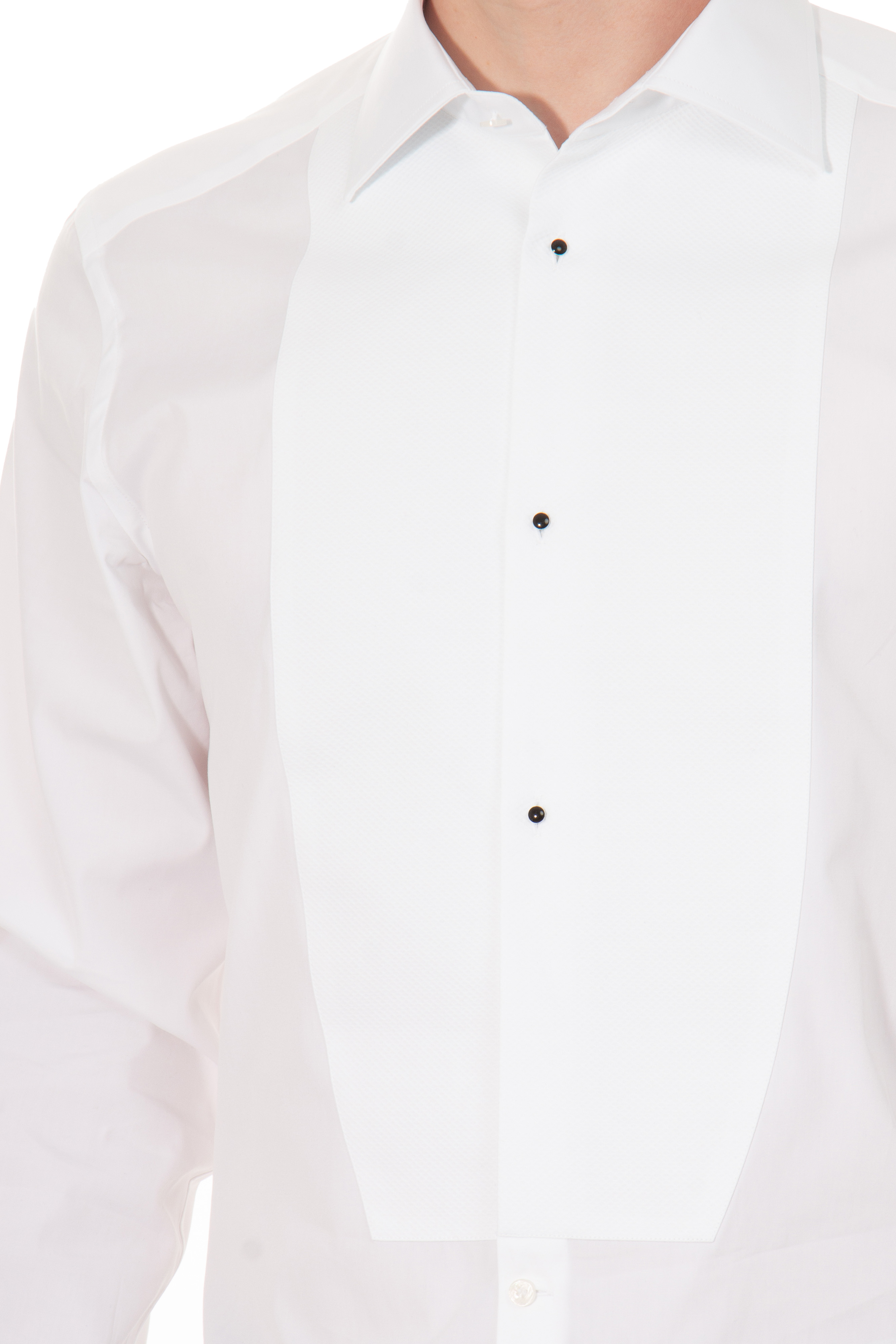 DOLCE & GABBANA Cotton Poplin Tuxedo Shirt