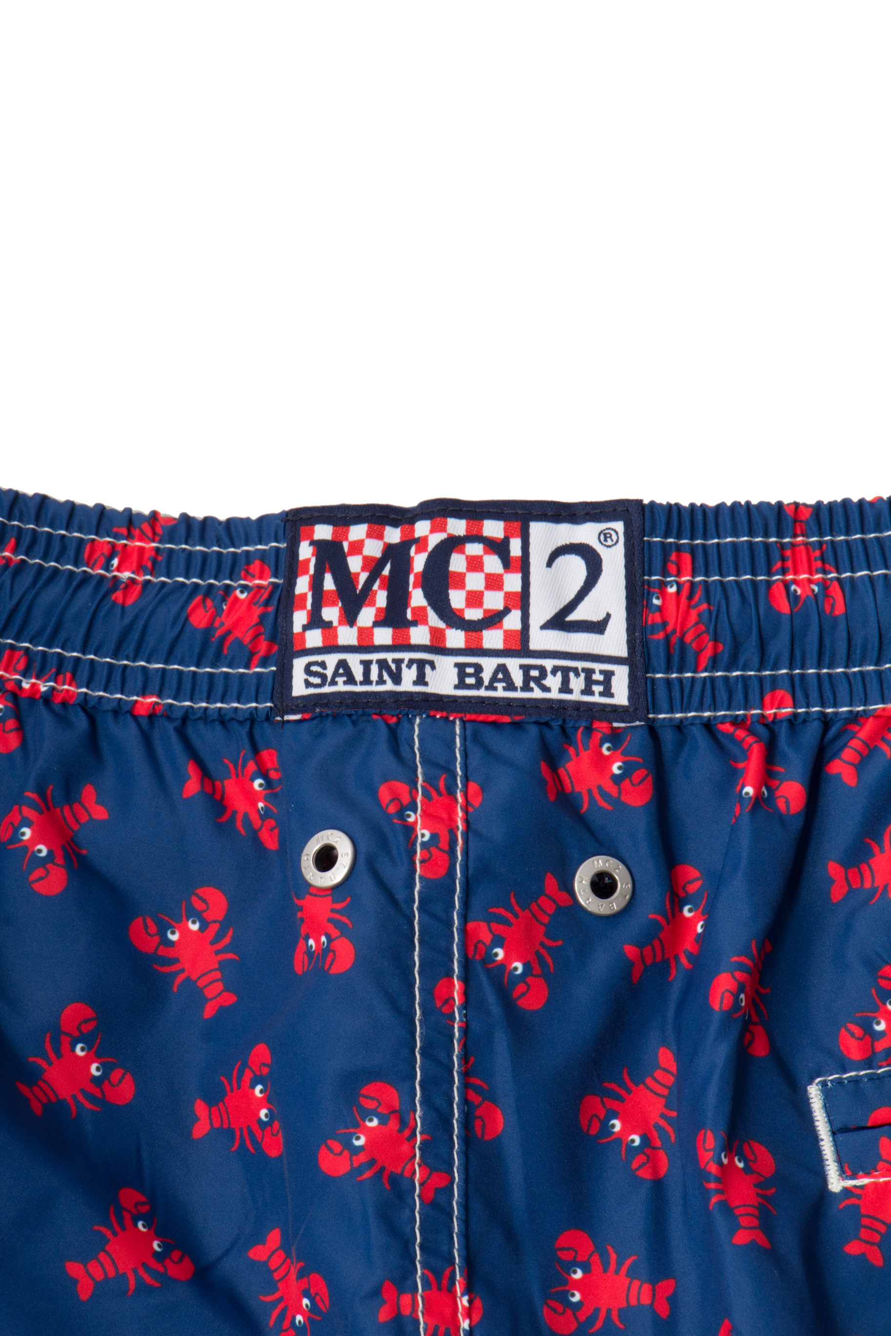 MC 2 SAINT BARTH Patterned Swim Shorts Lighting