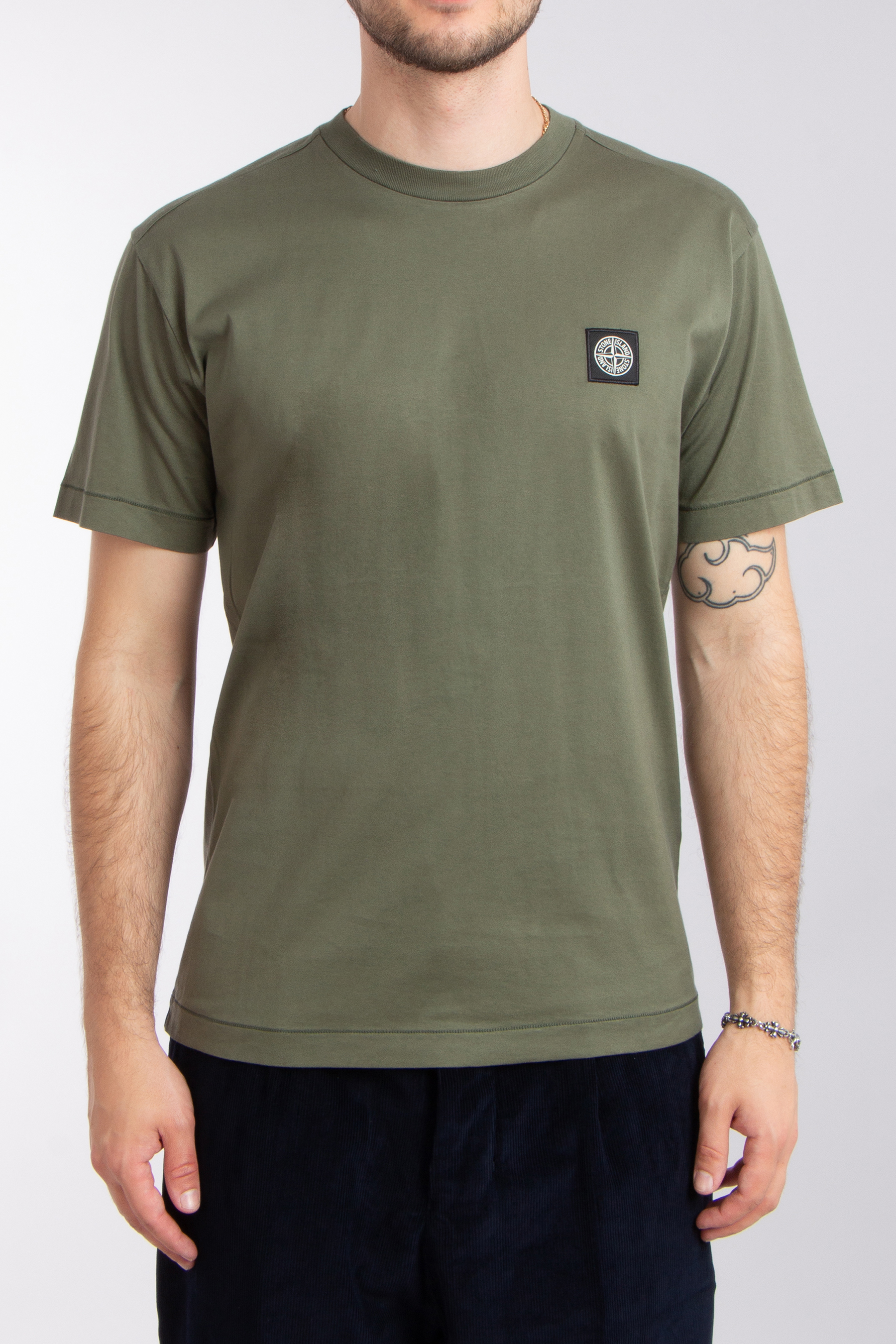 STONE ISLAND Cotton Jersey T-Shirt