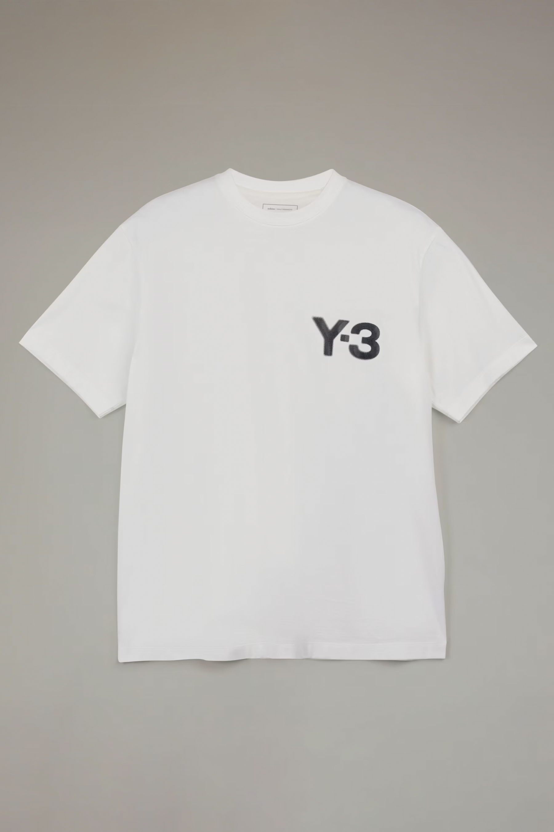 Y-3 Logo Print Cotton T-Shirt