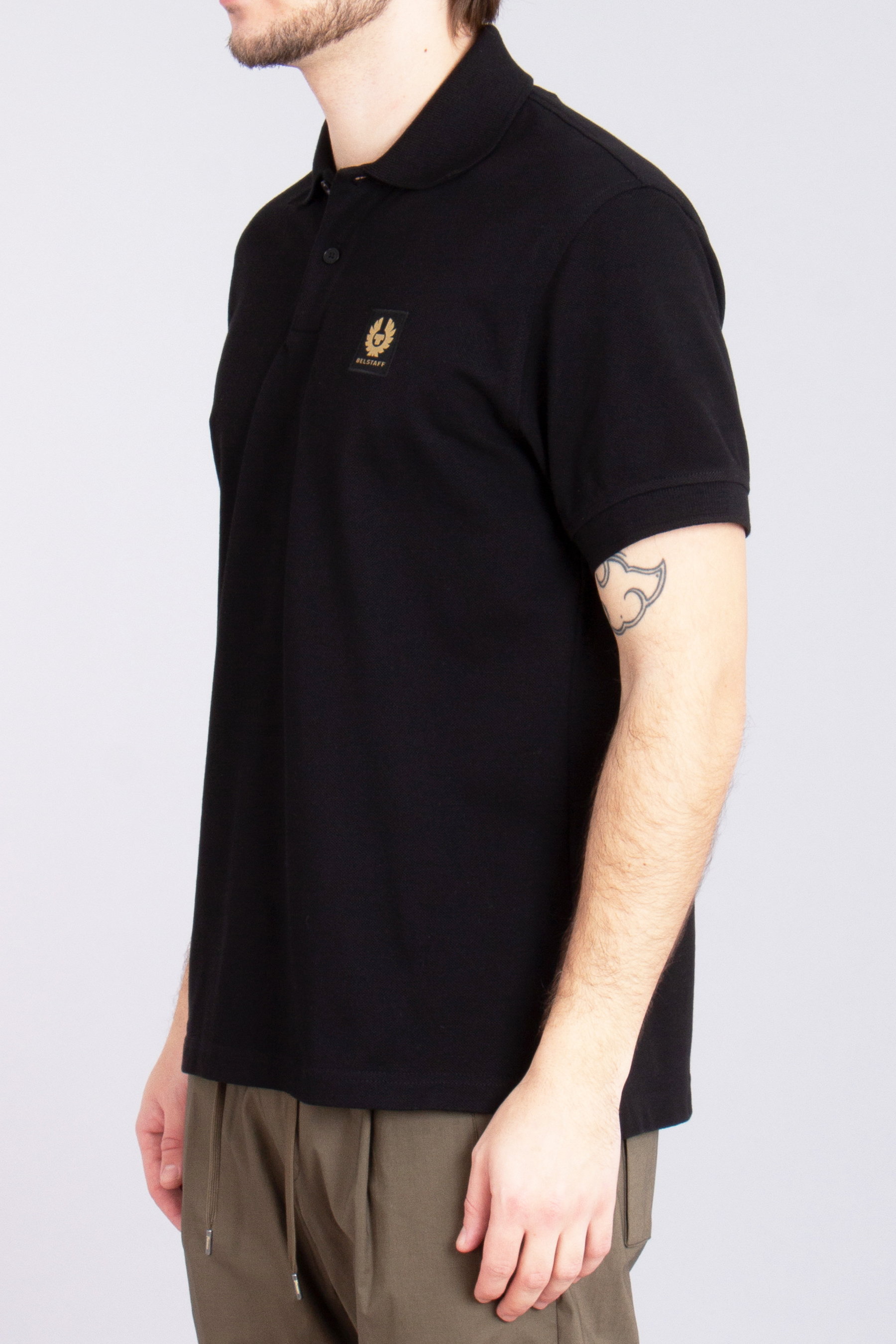 BELSTAFF Regular Fit Cotton Piqué Polo Shirt