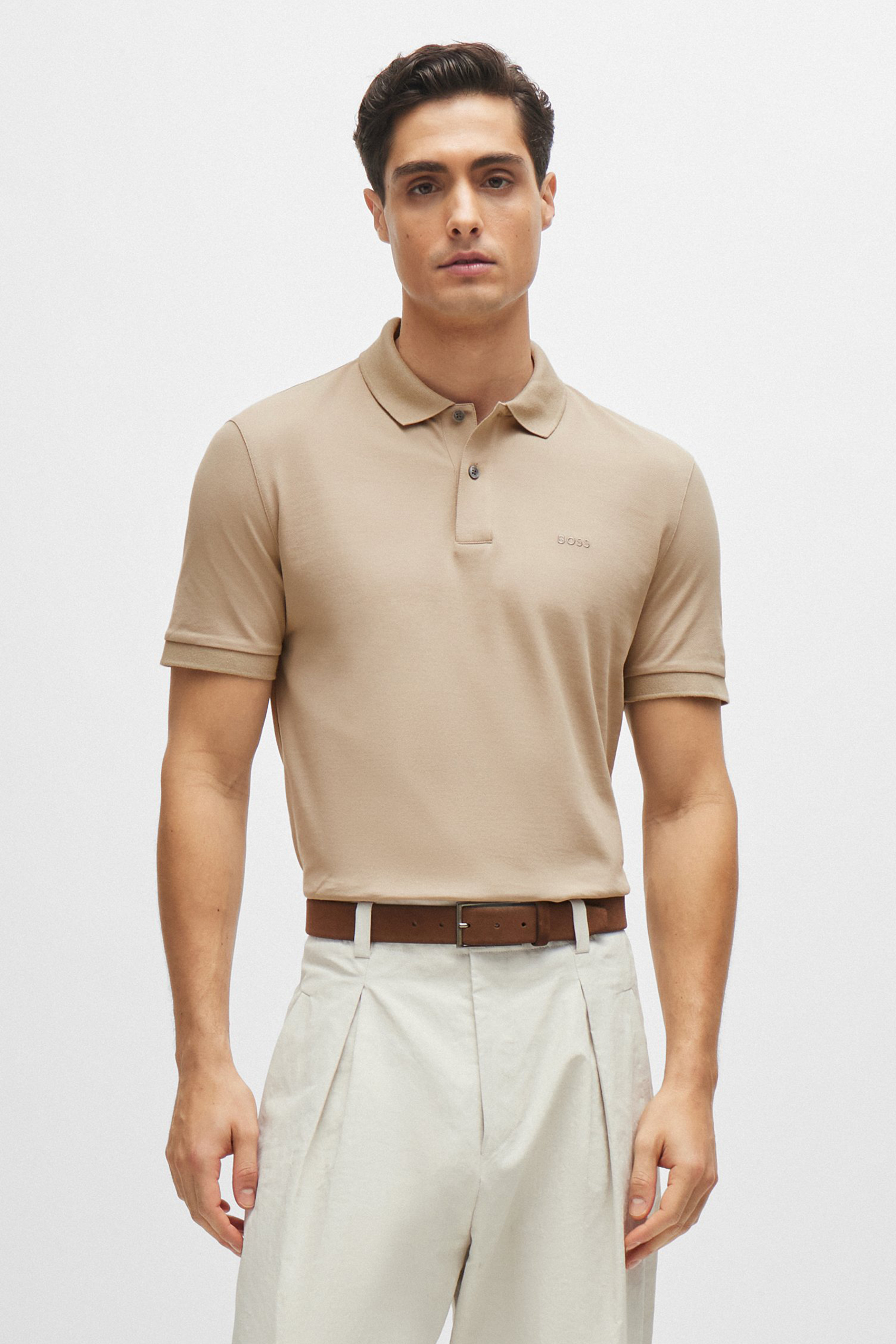 BOSS Pima Cotton Piqué Polo Shirt Pallas