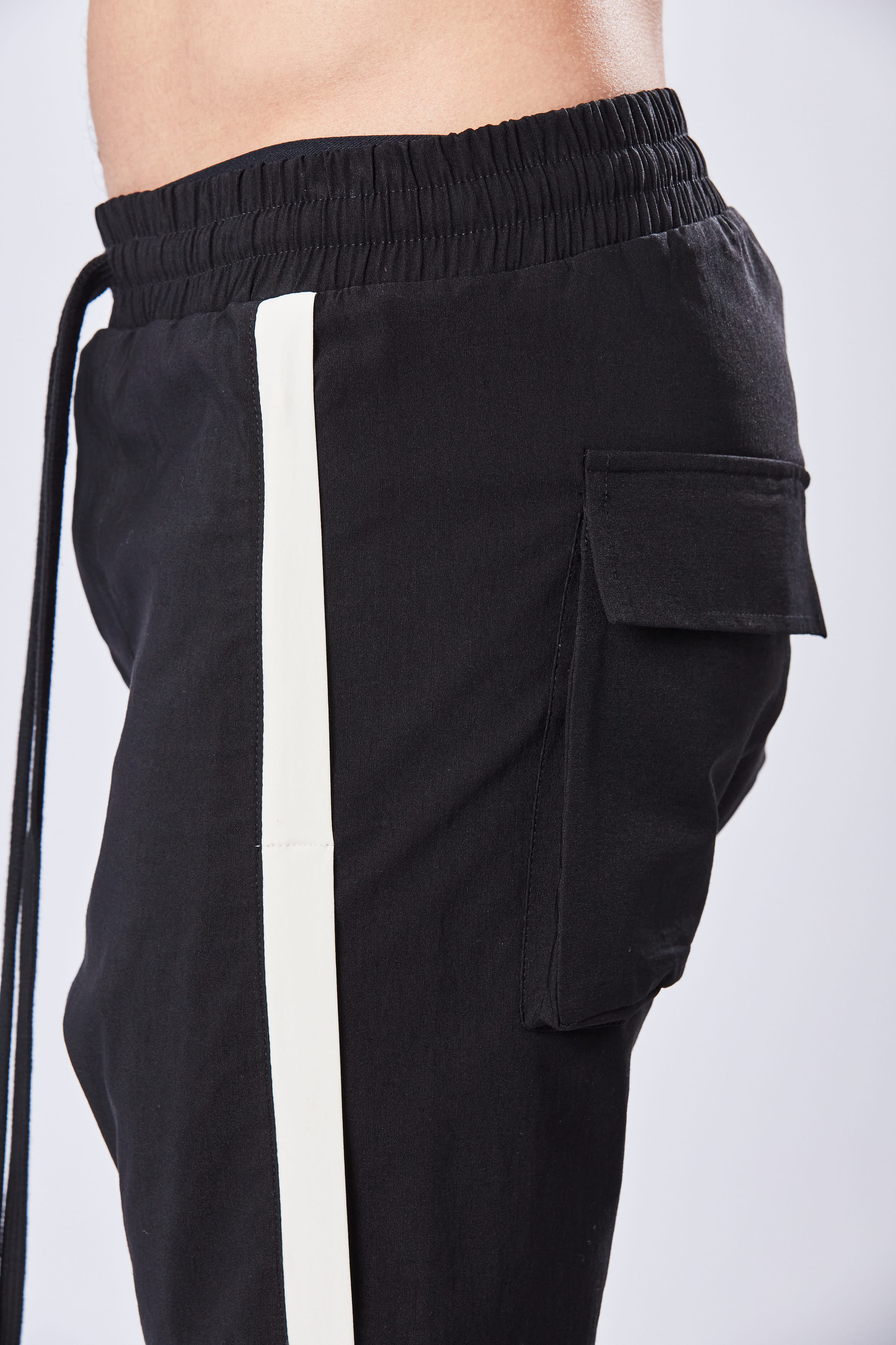 THOM KROM Stretch Fabric Drop Crotch Pants