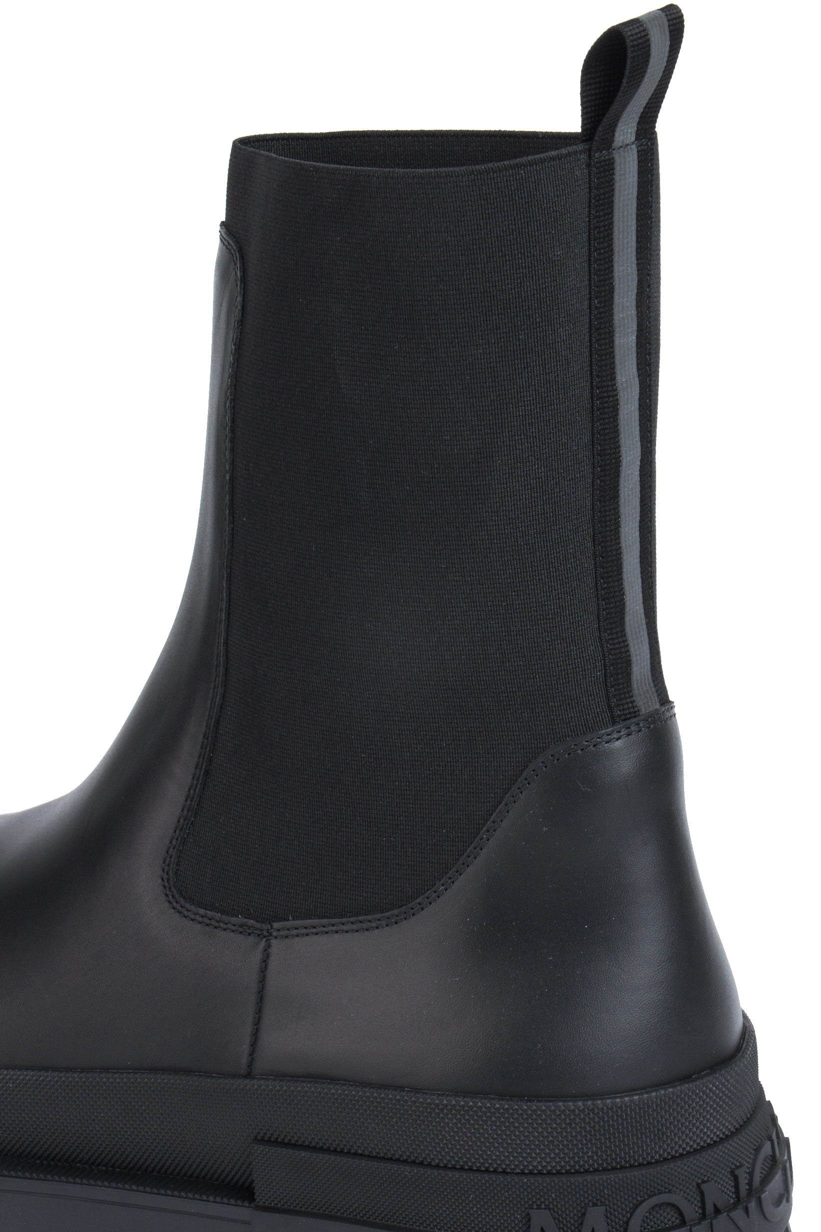 MONCLER Leather Chelsea Boots