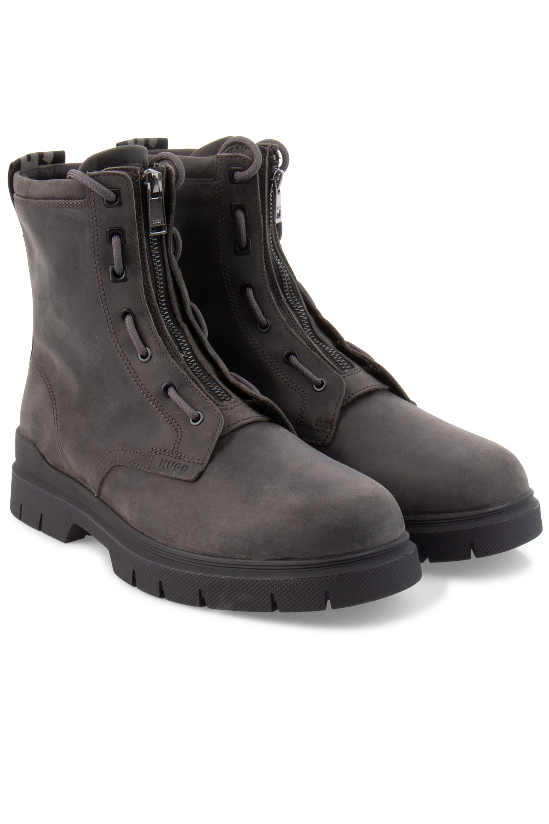 HUGO Lace-Up Leather Boots Ryan