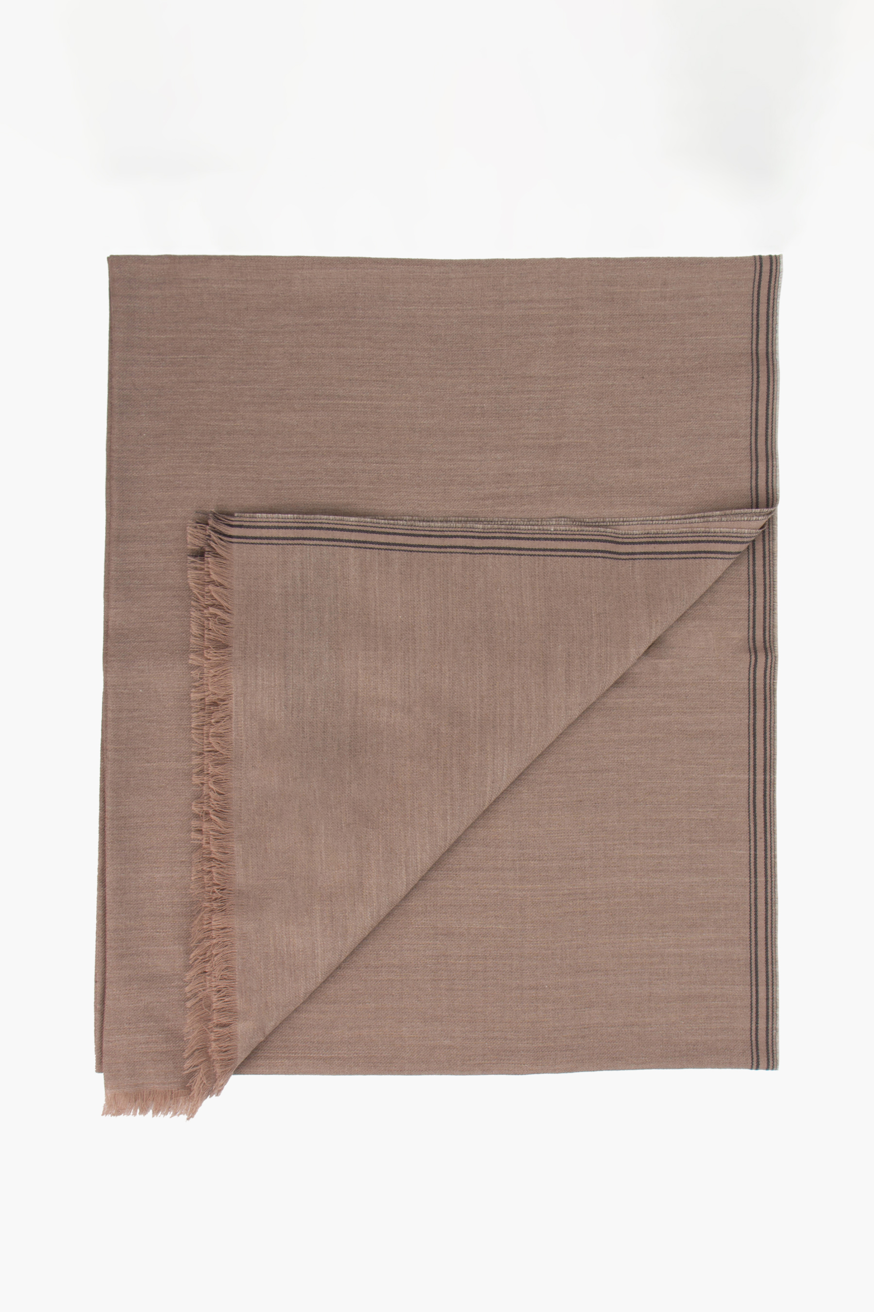 BRIONI Lightweight Wool-Cashmere-Silk Scarf