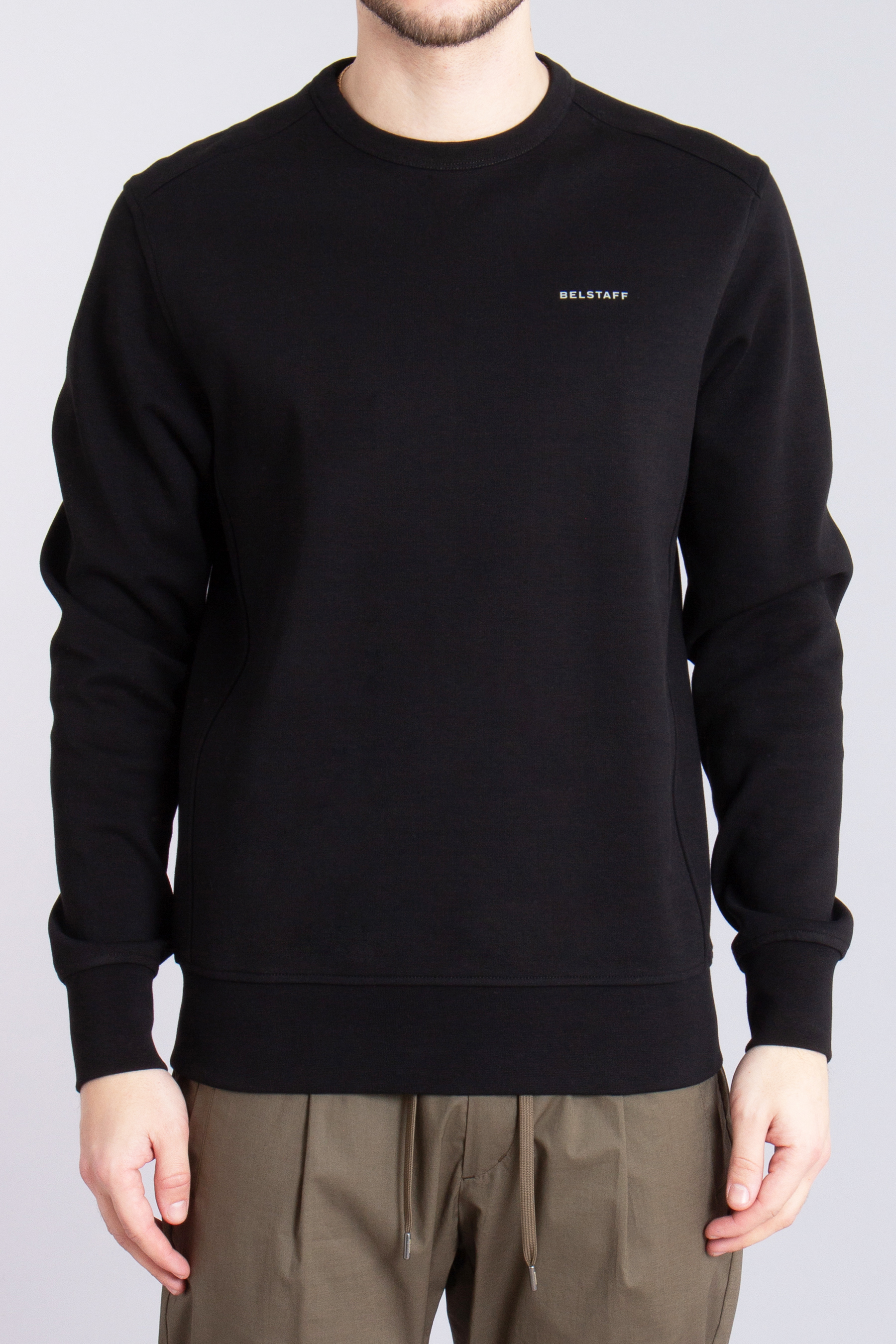 BELSTAFF Cotton Fleece Sweatshirt Alloy