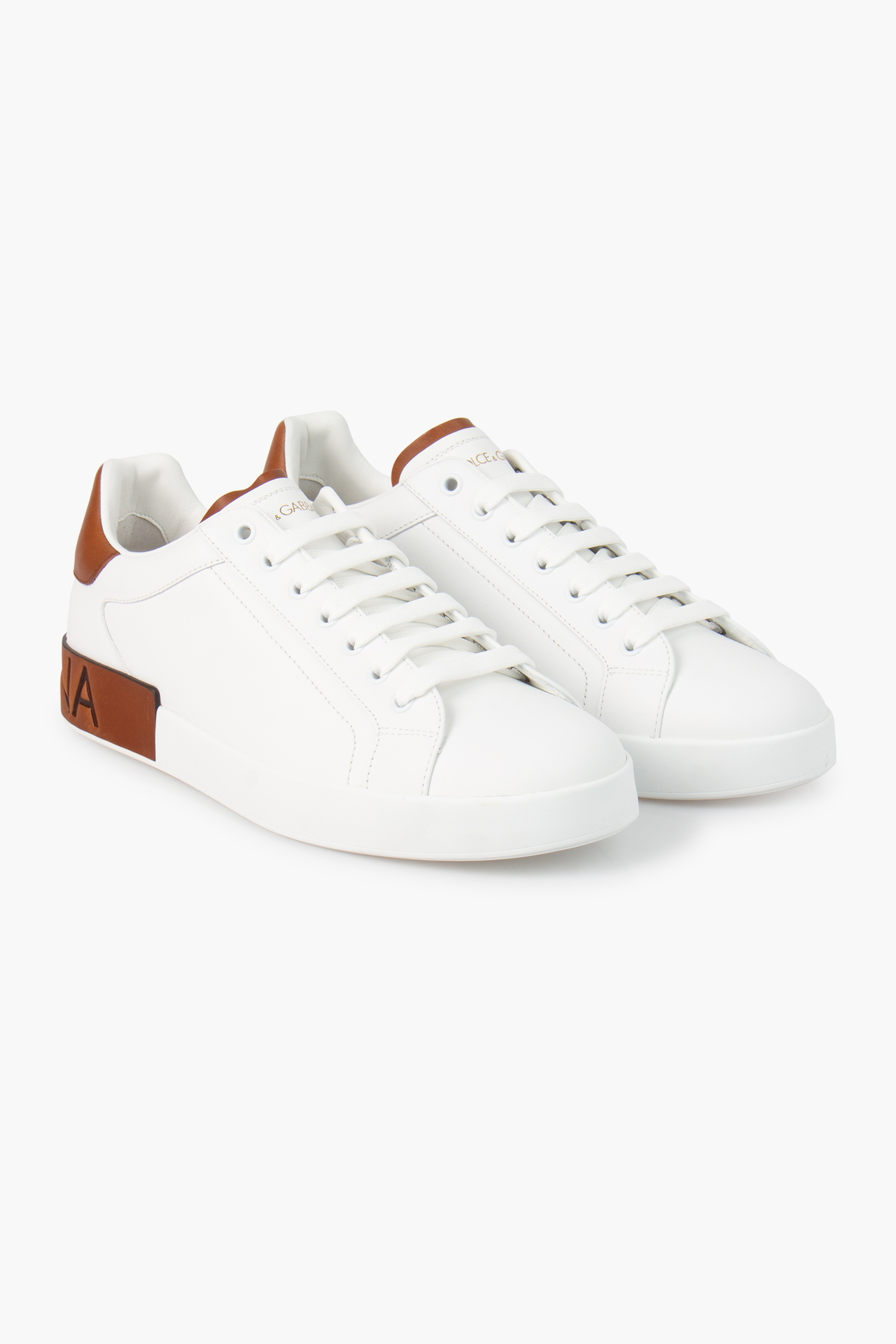 DOLCE & GABBANA Calf Leather Sneakers Portofino