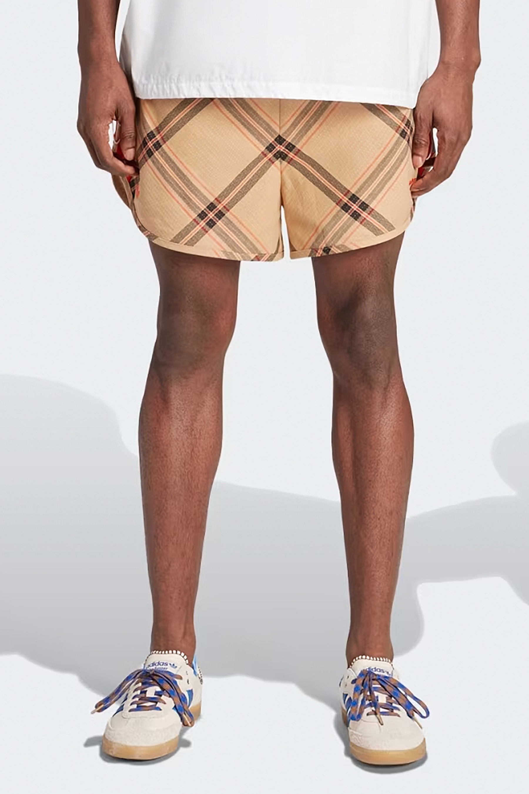 ADIDAS X Wales Bonner Checked Cotton Shorts