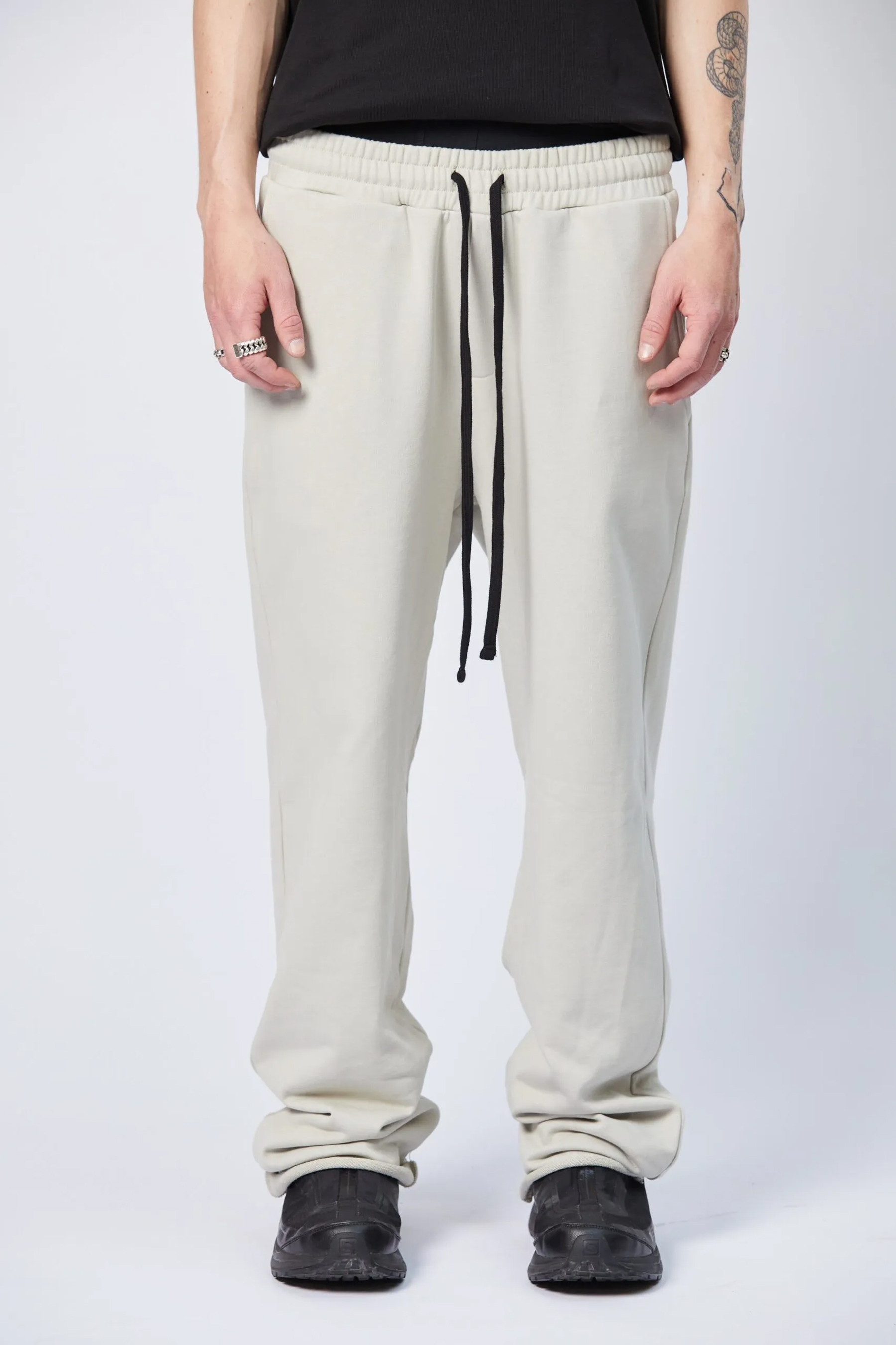 THOM KROM Drop Crotch Cotton Sweatpants