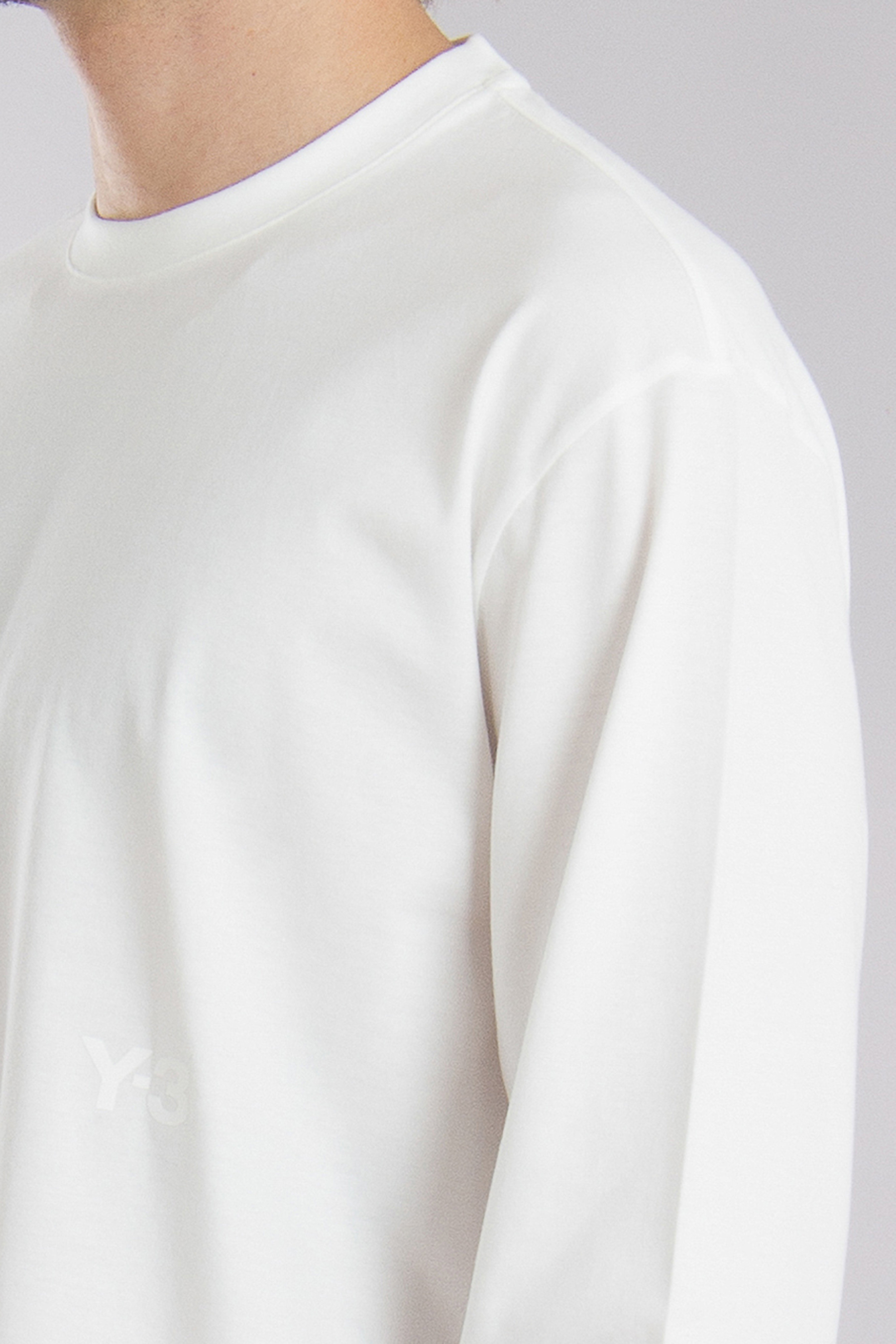 Y-3 Regular Cotton Jersey Long Sleeve T-Shirt