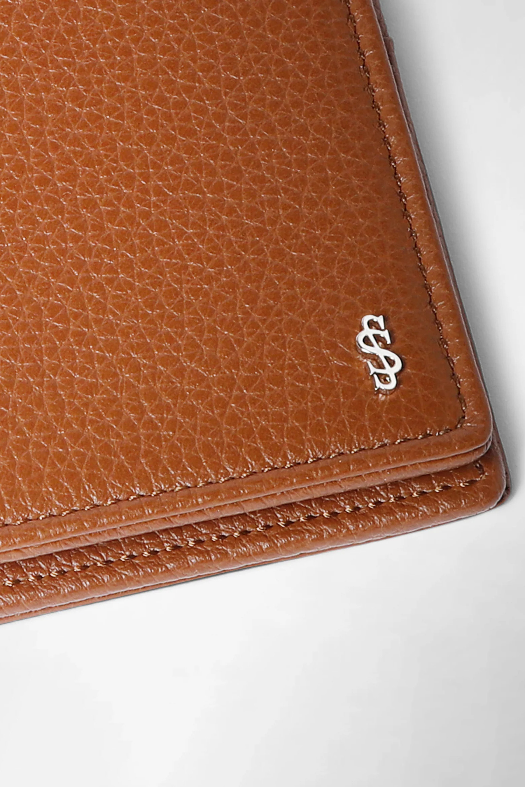 SERAPIAN Four-Card Cashmere Leather Wallet