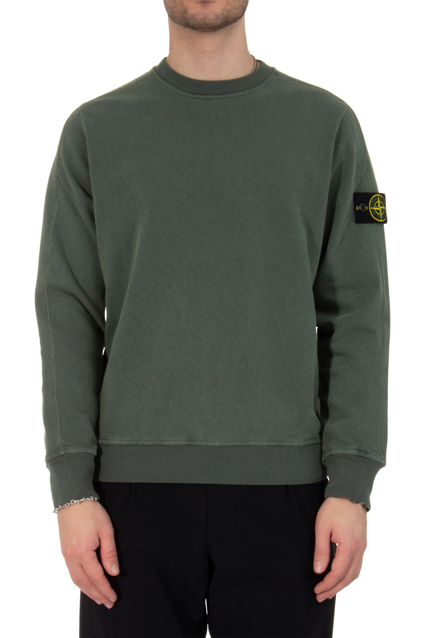 STONE ISLAND Old Treatment Cotton Sweatshirt