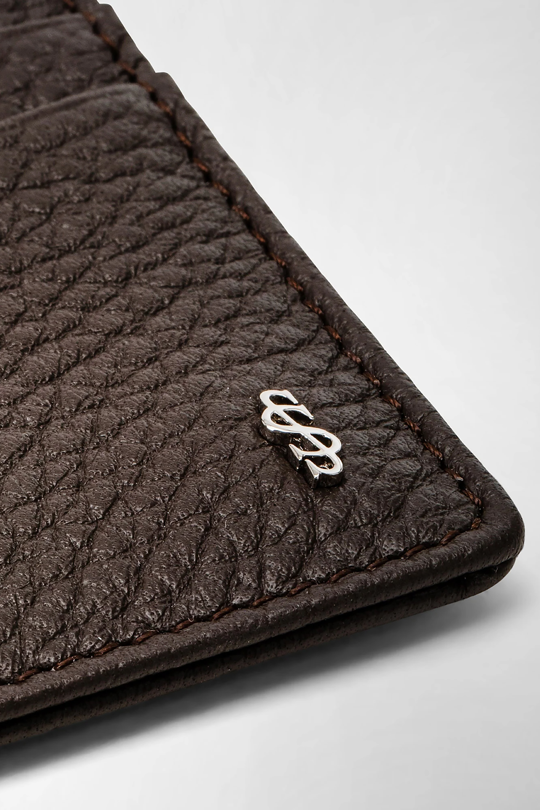 SERAPIAN Cashmere Leather Card Holder