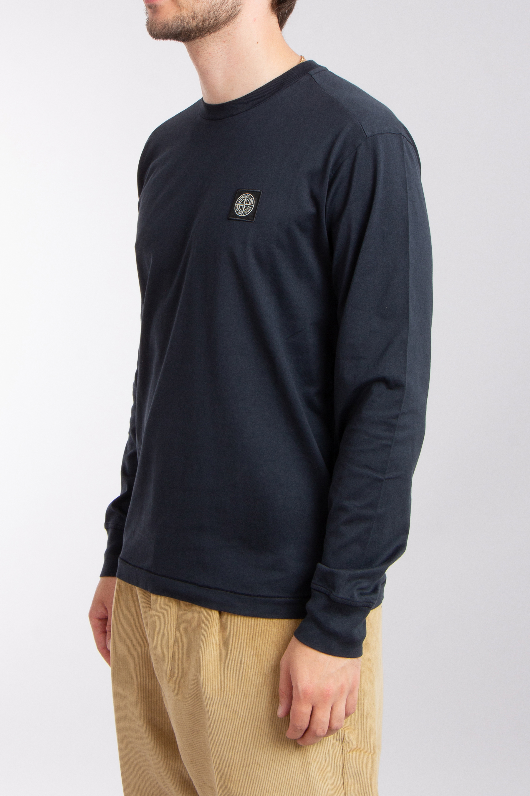 STONE ISLAND Cotton Jersey Longsleeve T-Shirt