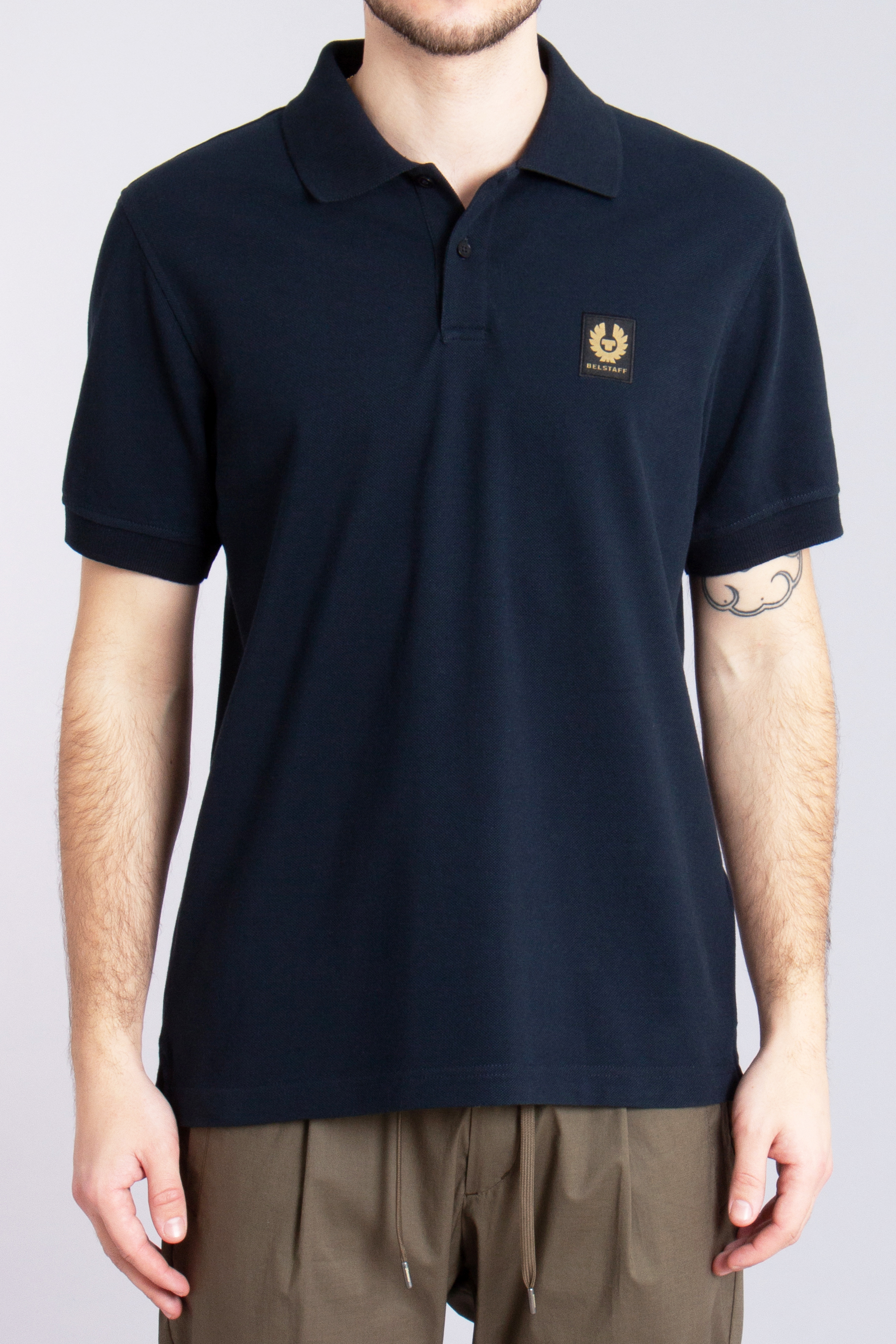 BELSTAFF Regular Fit Cotton Piqué Polo Shirt