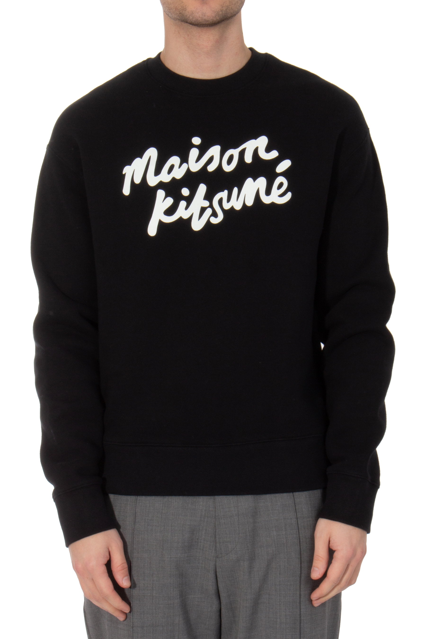 MAISON KITSUNÉ Handwriting Comfort Cotton Sweatshirt