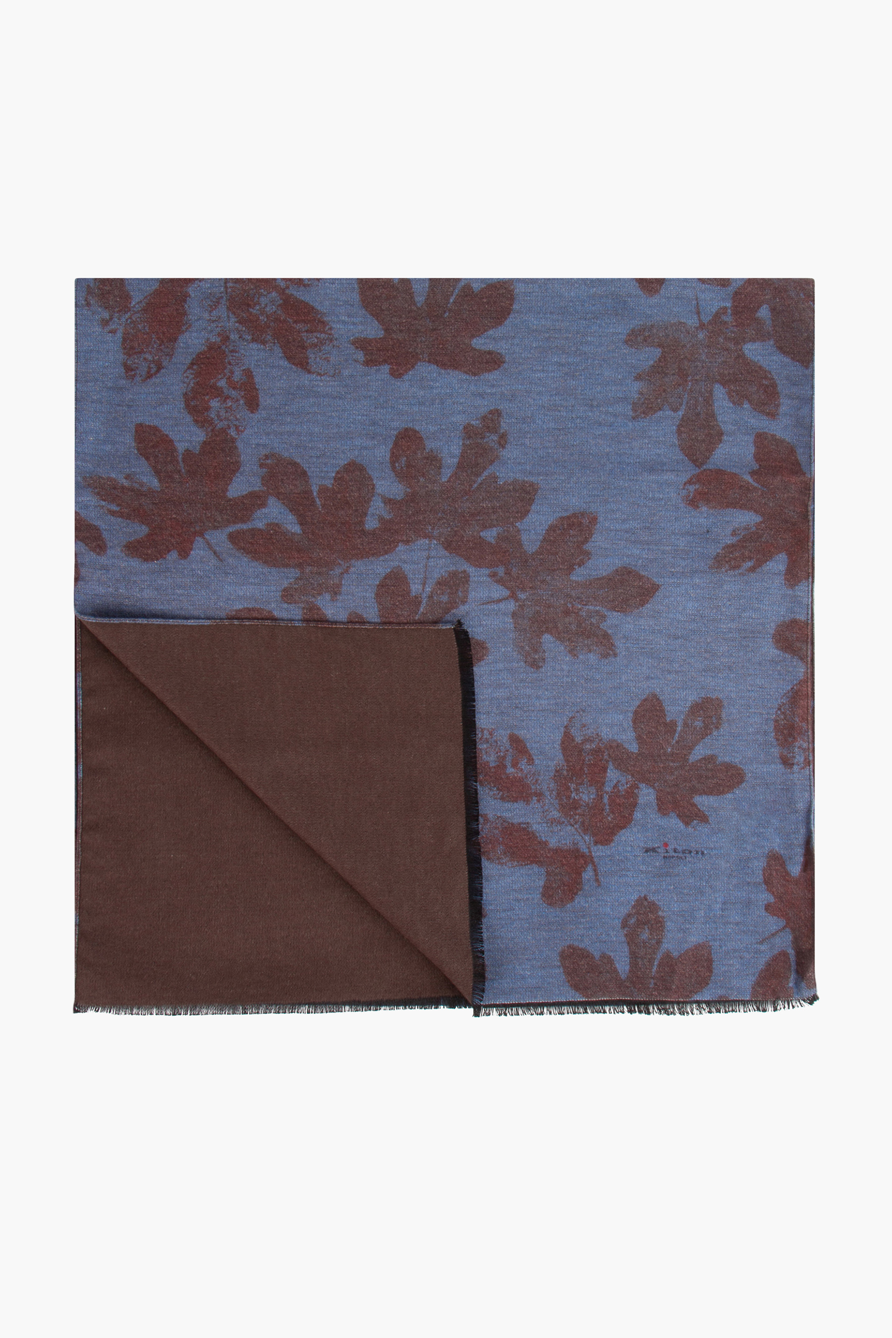 KITON Patterned Silk Scarf