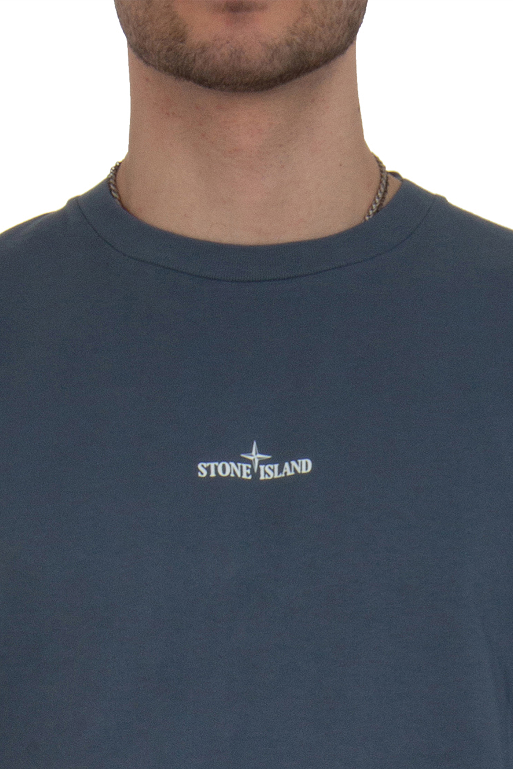 STONE ISLAND Printed Cotton T-Shirt