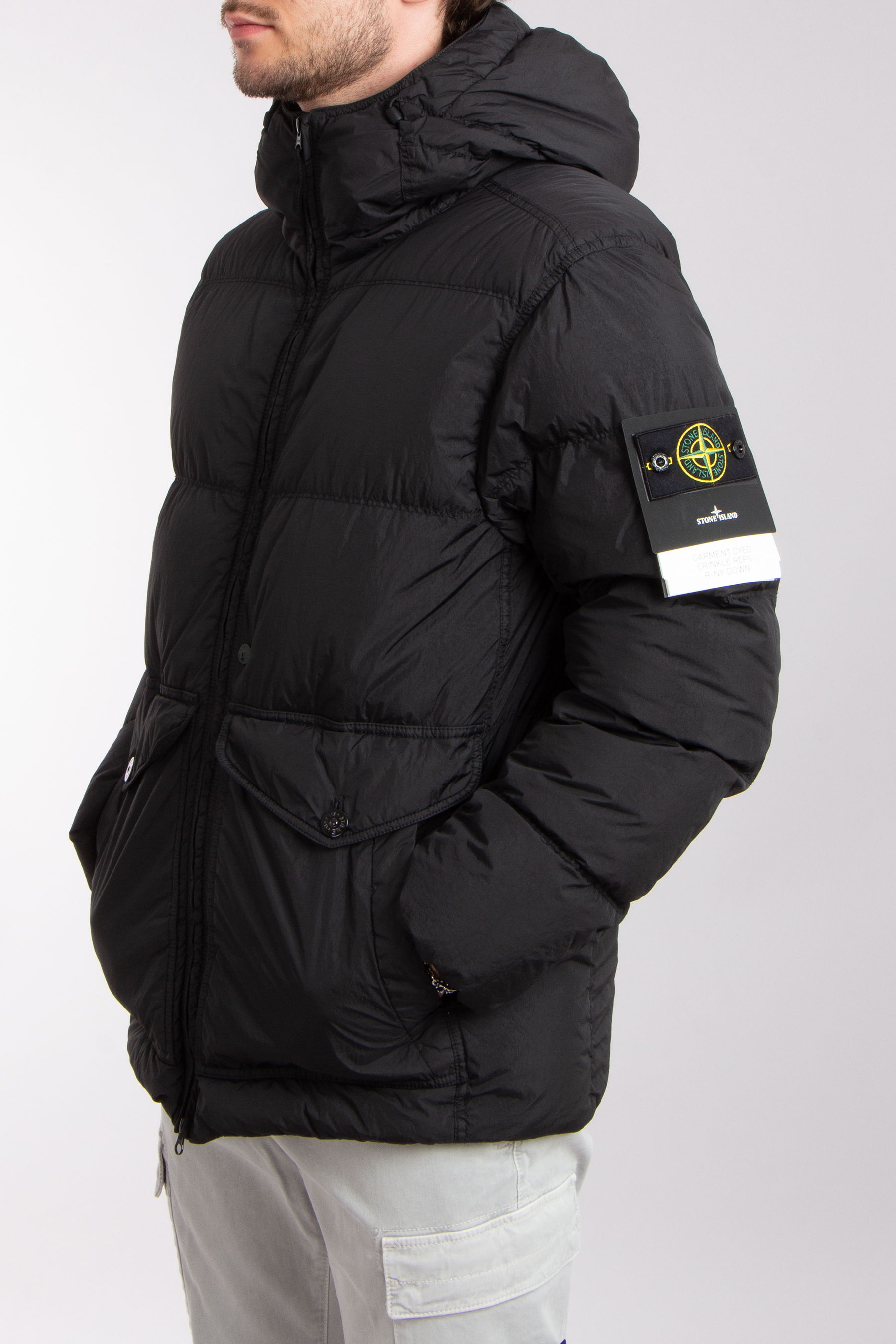 STONE ISLAND Crinkle Reps Recycled Nylon Down Jacket