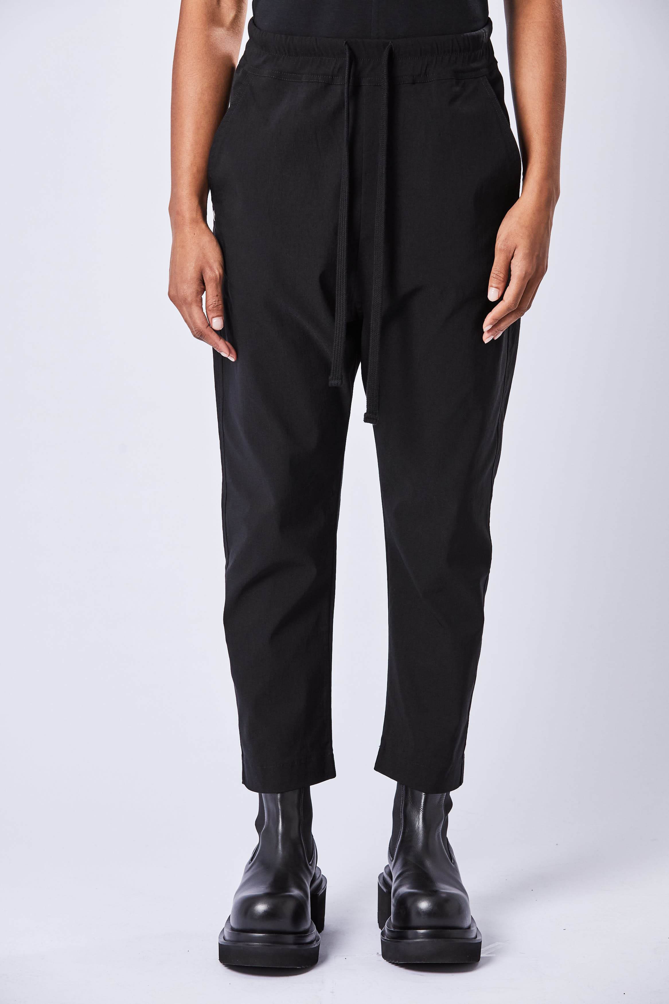 THOM KROM Dropped Crotch Stretch Fabric Pants 