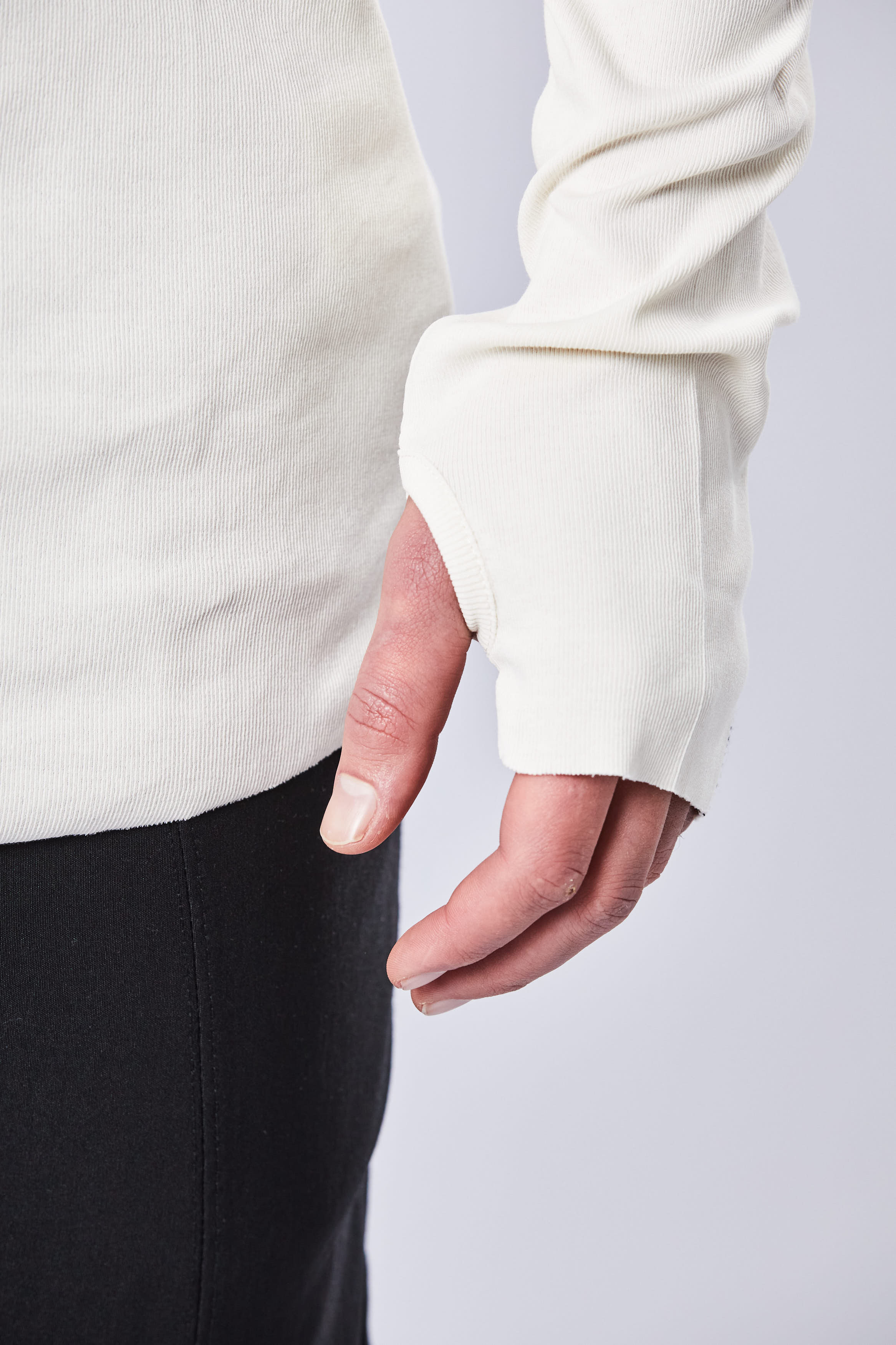 THOM KROM Ribbed Modal Stretch Longsleeve 