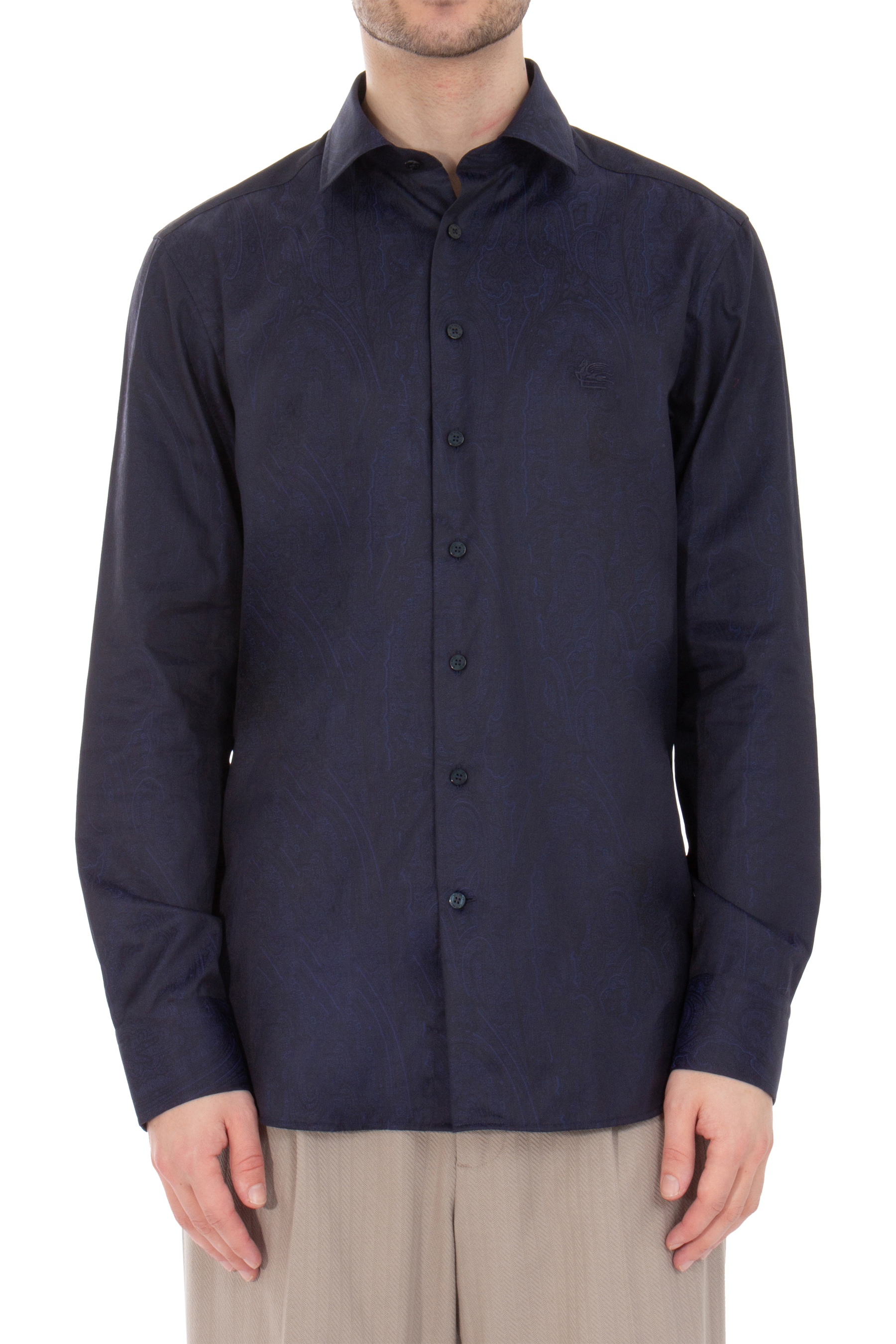 ETRO Patterned Cotton Jacquard Shirt