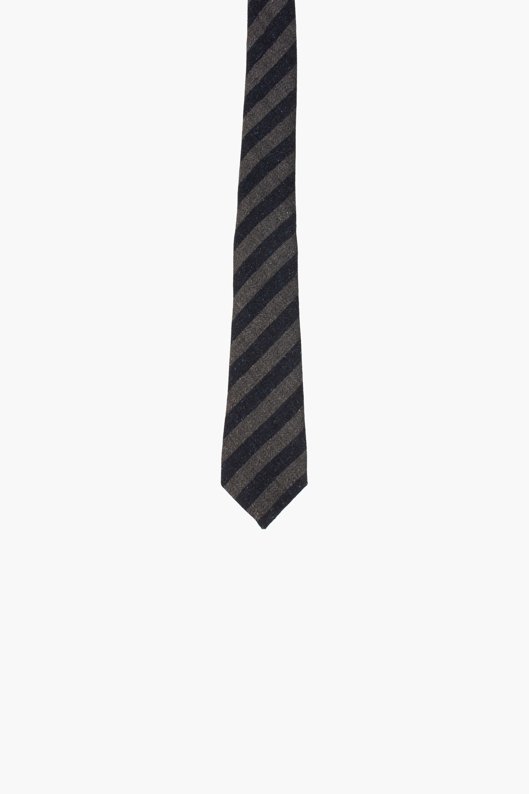 PAUL SMITH Striped Wool-Silk Blend Tie