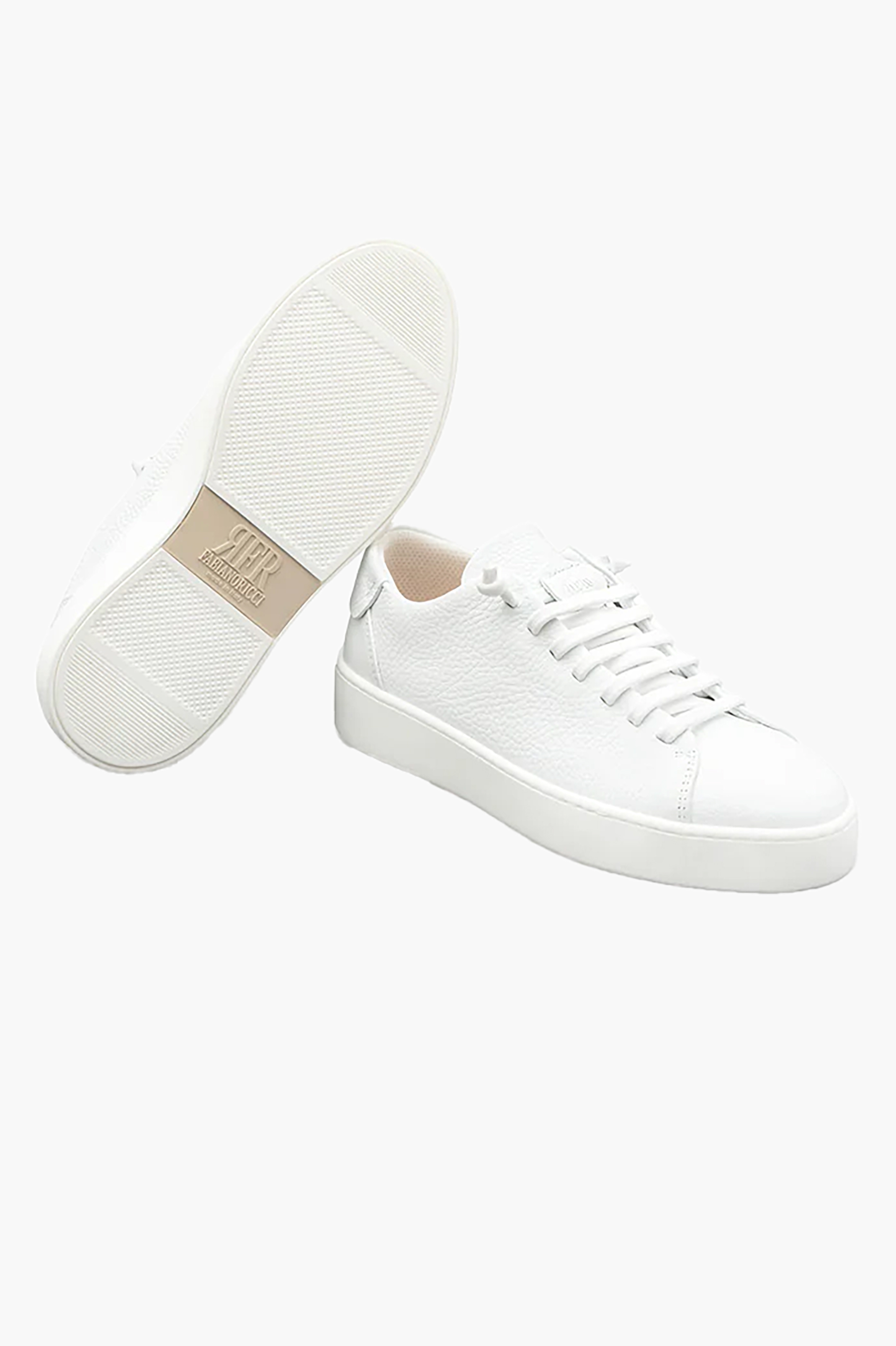 FABIANO RICCI Grained Leather Sneakers Rfr