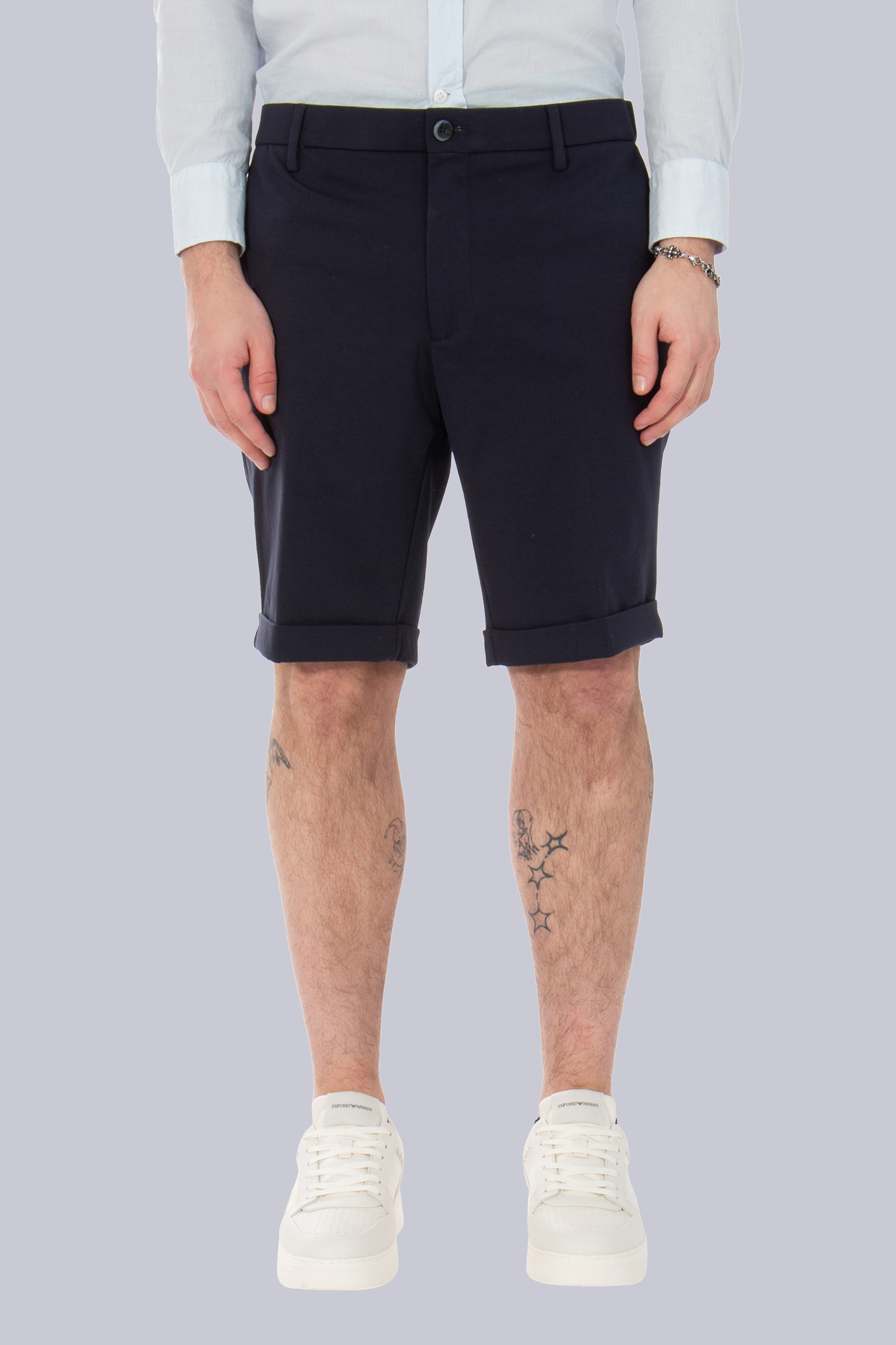 GTA Slim Fit Cotton-Nylon Stretch Shorts Davide Short