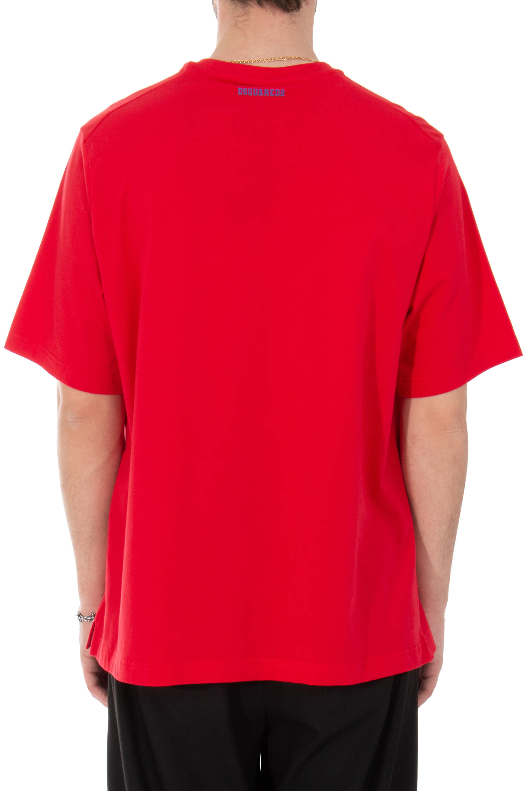 DSQUARED2 Technicolor Cotton Stretch Jersey T-Shirt