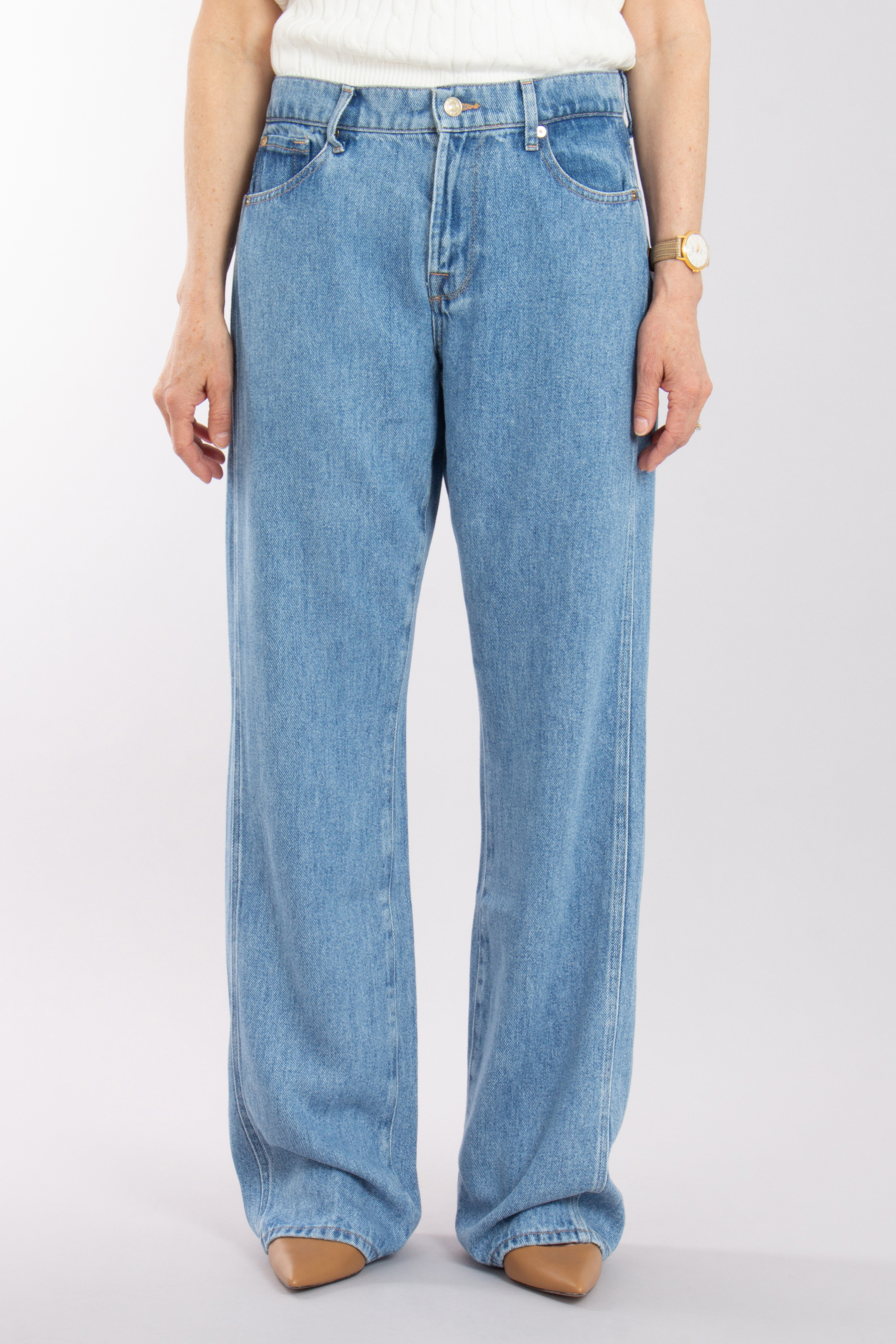 7 FOR ALL MANKIND Straight Lyocell Jeans Tess Trouser