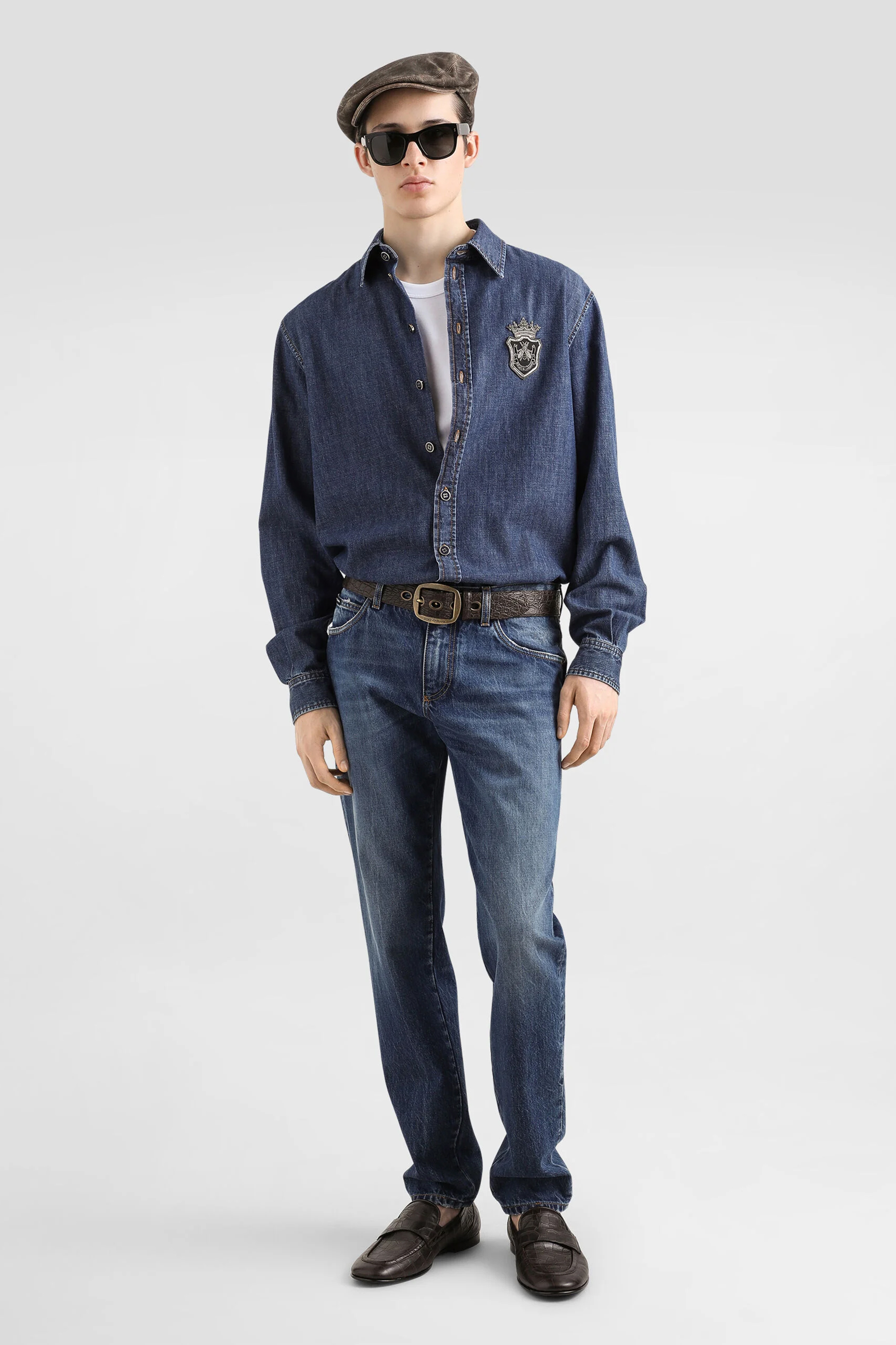 DOLCE & GABBANA Regular Fit Cotton Denim Jeans