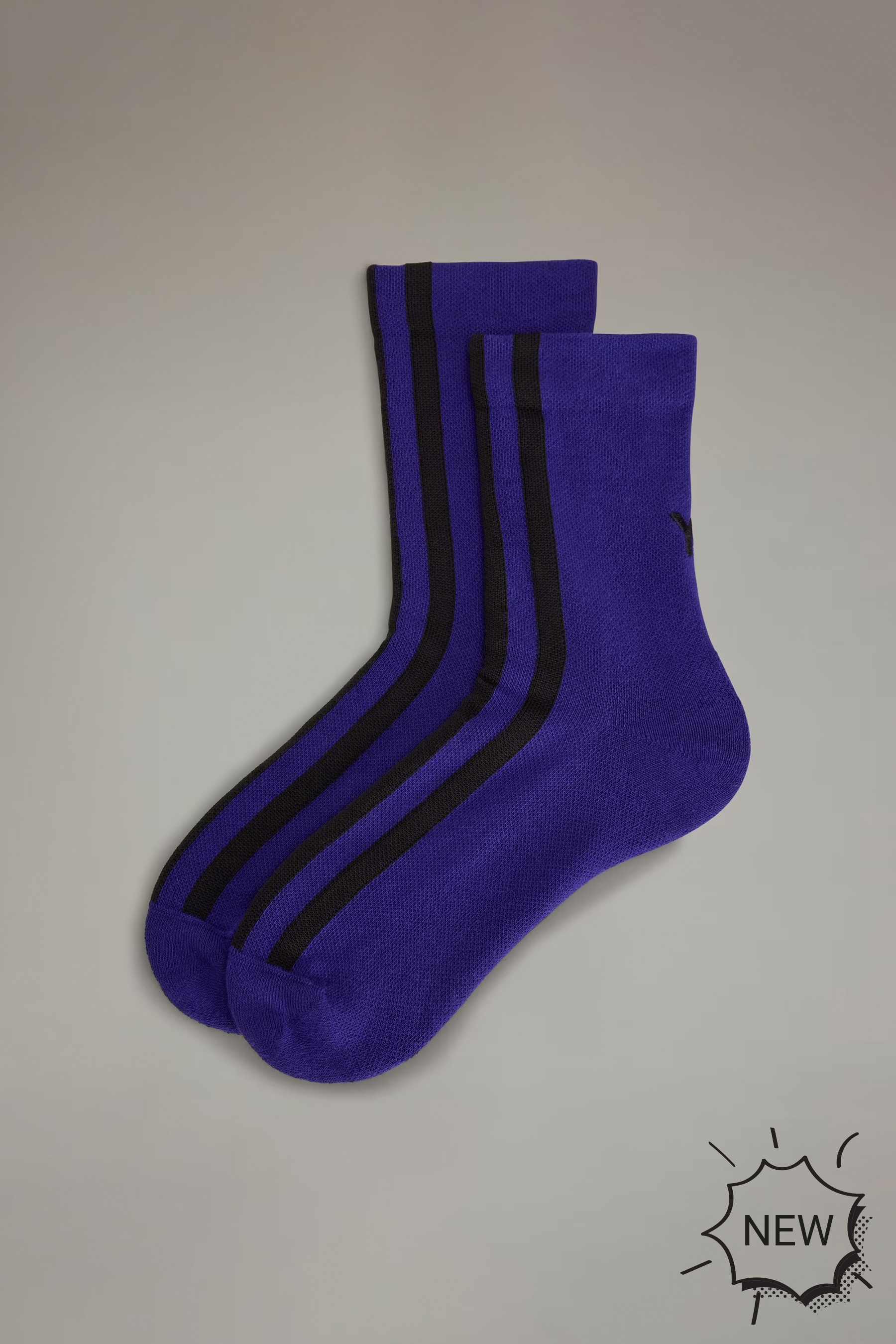 Y-3 Striped Cotton Blend Stretch Socks