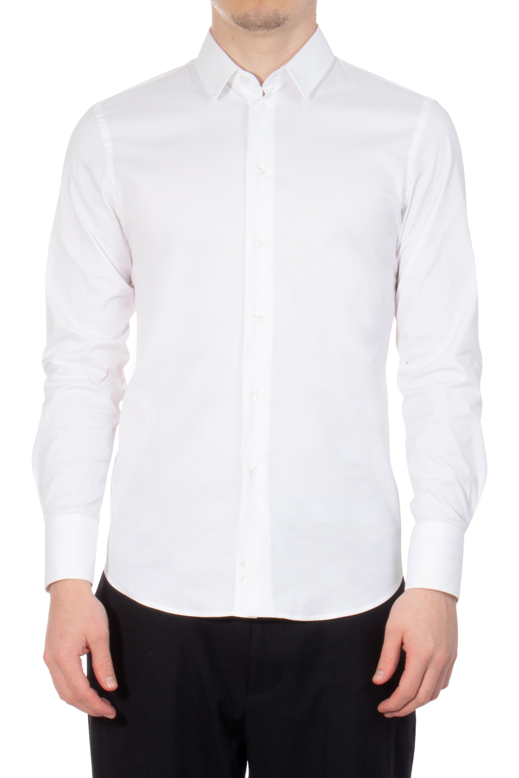 EMPORIO ARMANI Cotton-Nylon-Stretch Shirt 