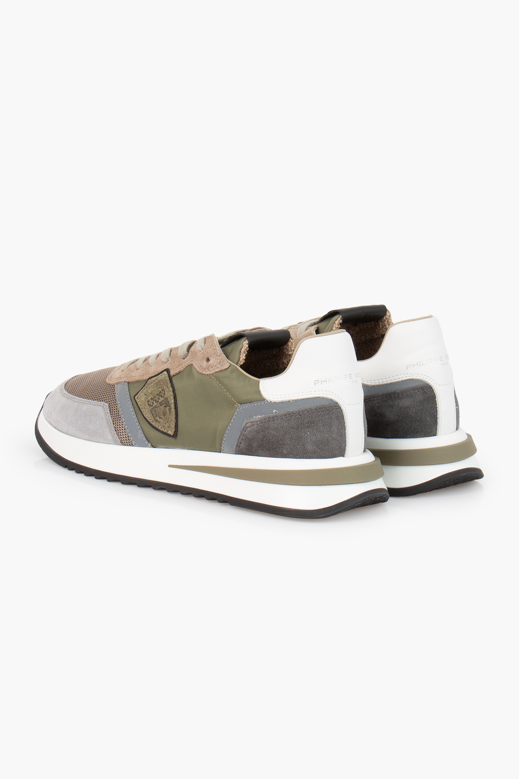 PHILIPPE MODEL Nylon Leather & Suede Sneakers Tropez 2.1 Low