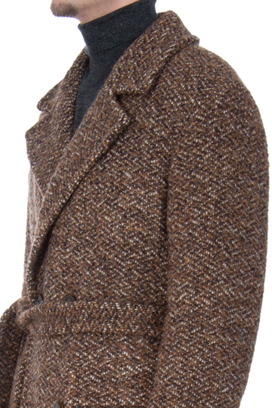 ETRO Virgin Wool Blend Tweed Coat 