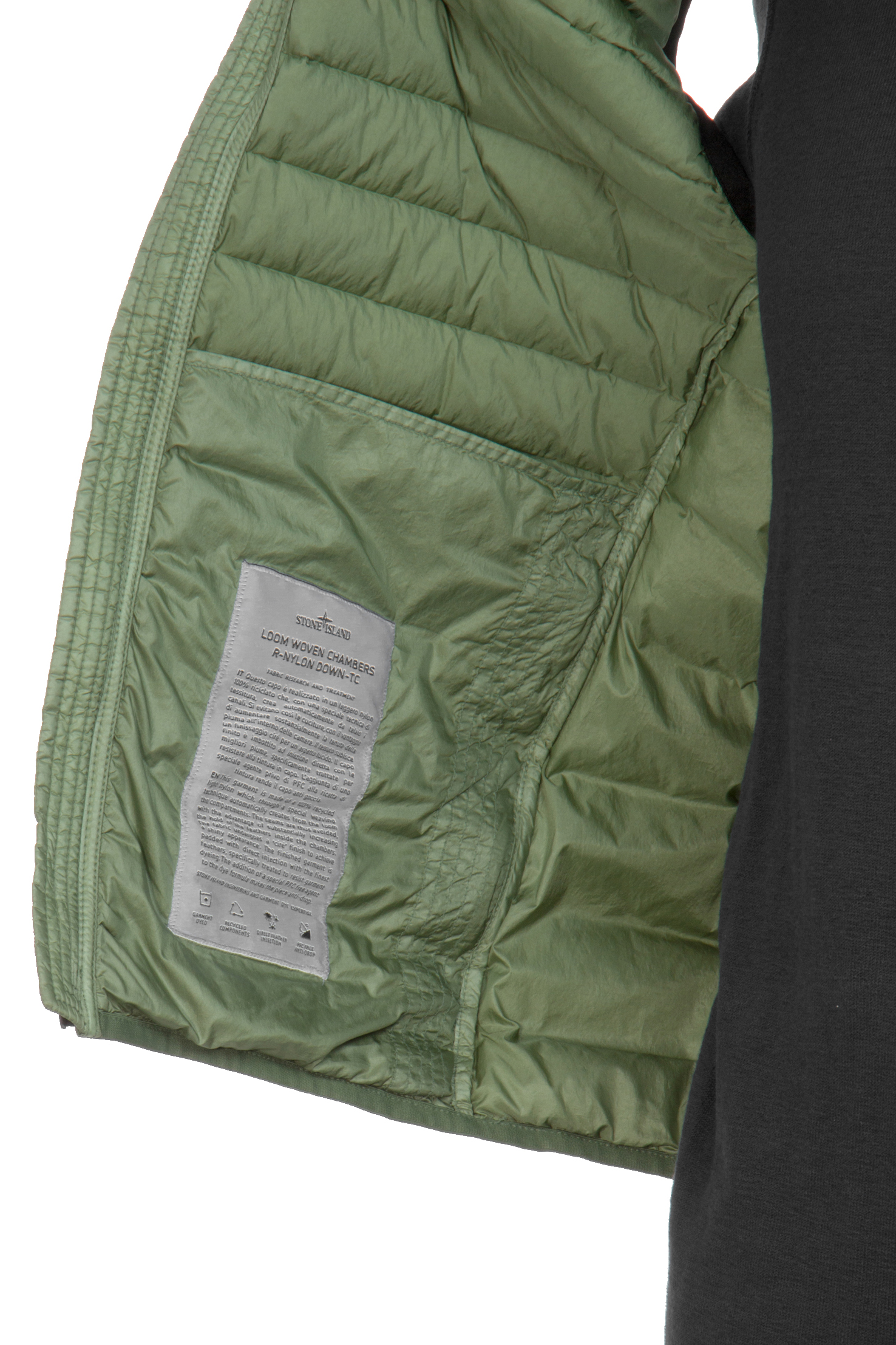 STONE ISLAND Loom Woven CHambers R-Nylon Light Down-TC Vest