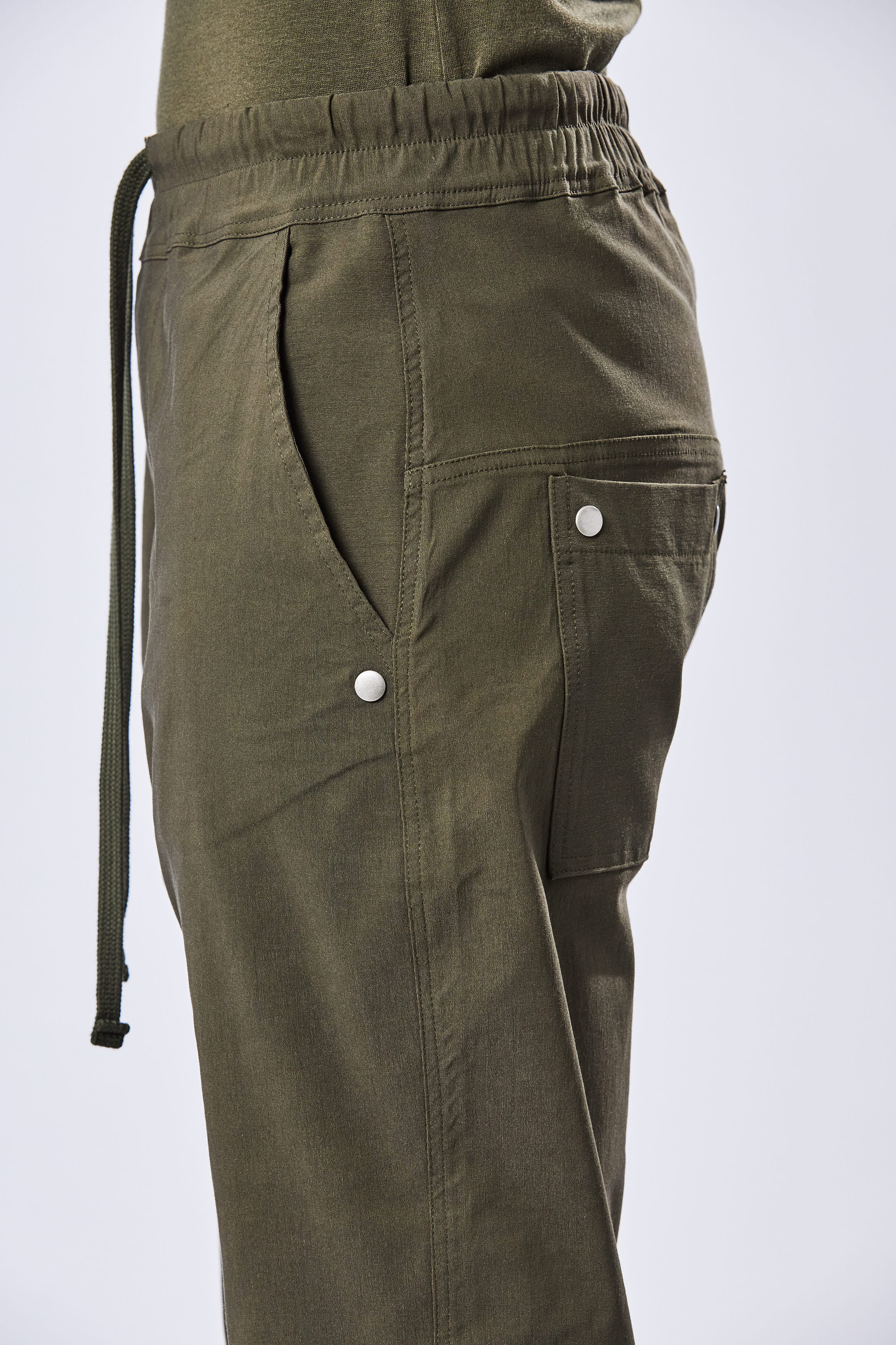 THOM KROM Stretch Fabric Dropped Crotch Pants