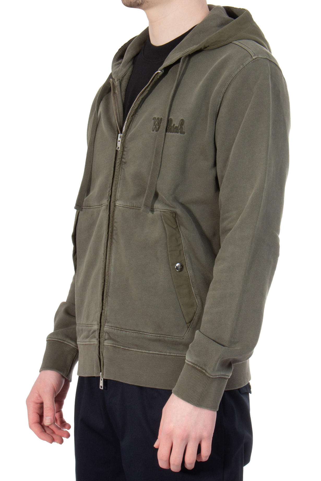 WOOLRICH Cotton Zip-Hoodie