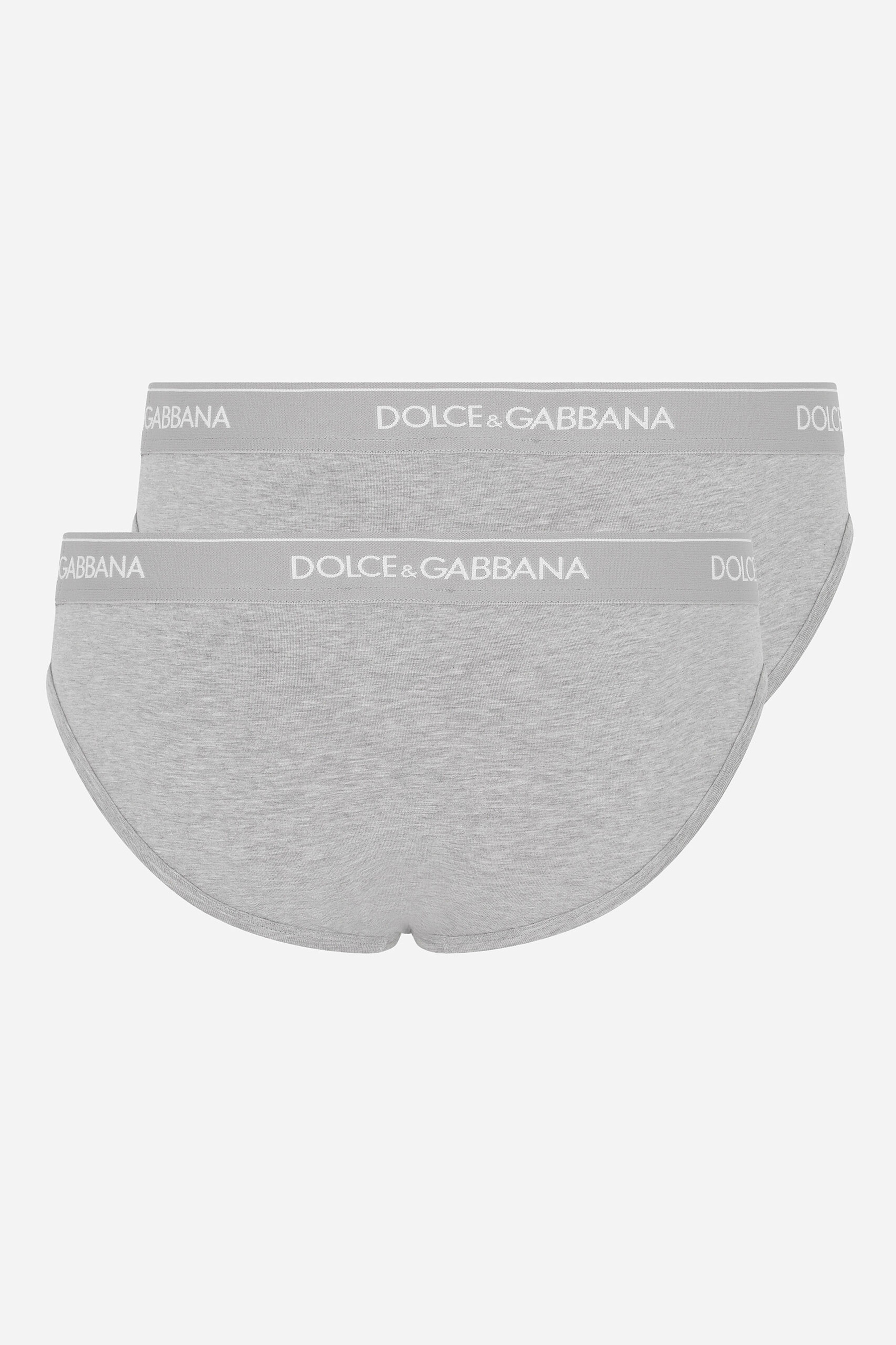 DOLCE & GABBANA 2-Pack Cotton Stretch Jersey Mid-Rise Briefs