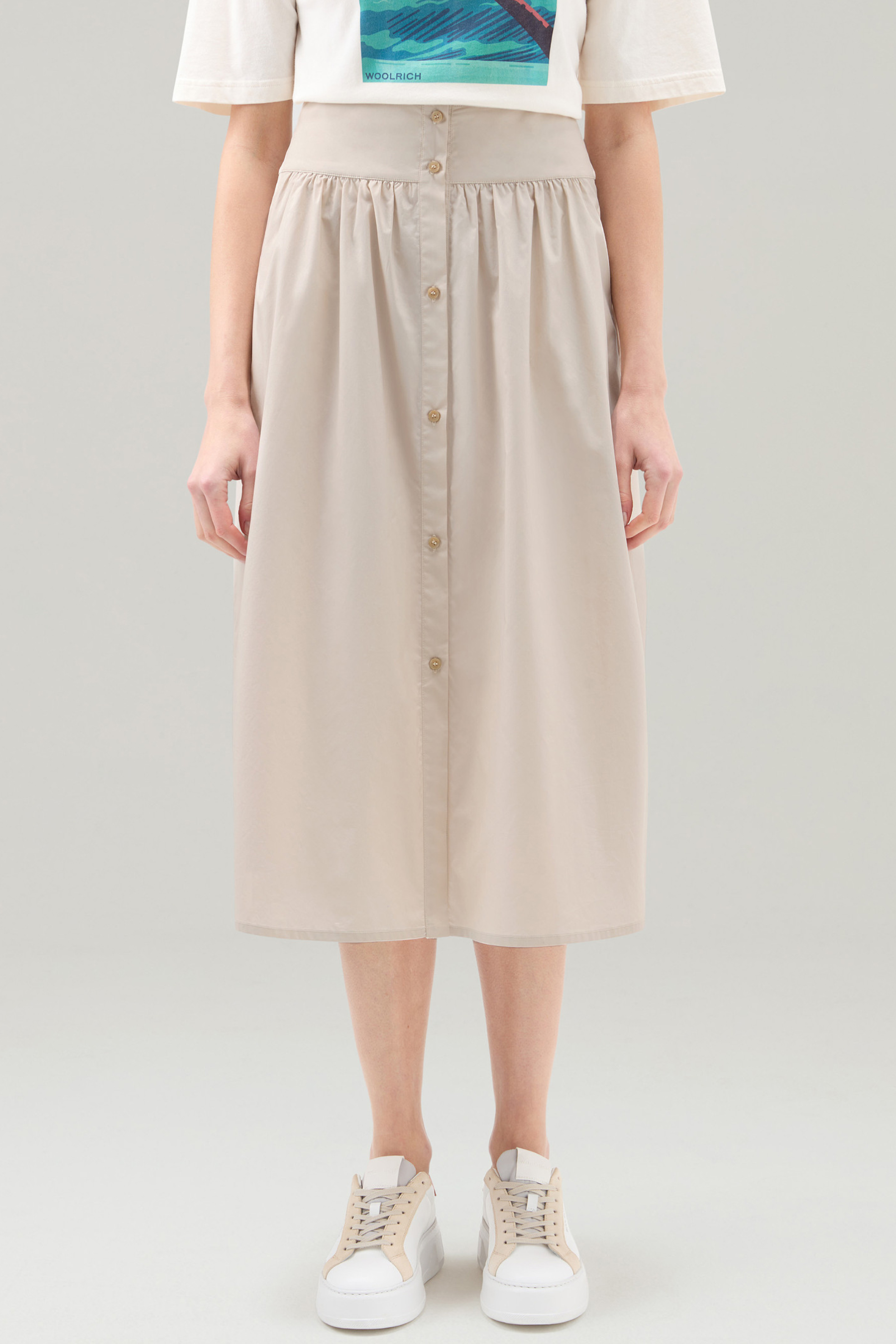 WOOLRICH Cotton Poplin Skirt