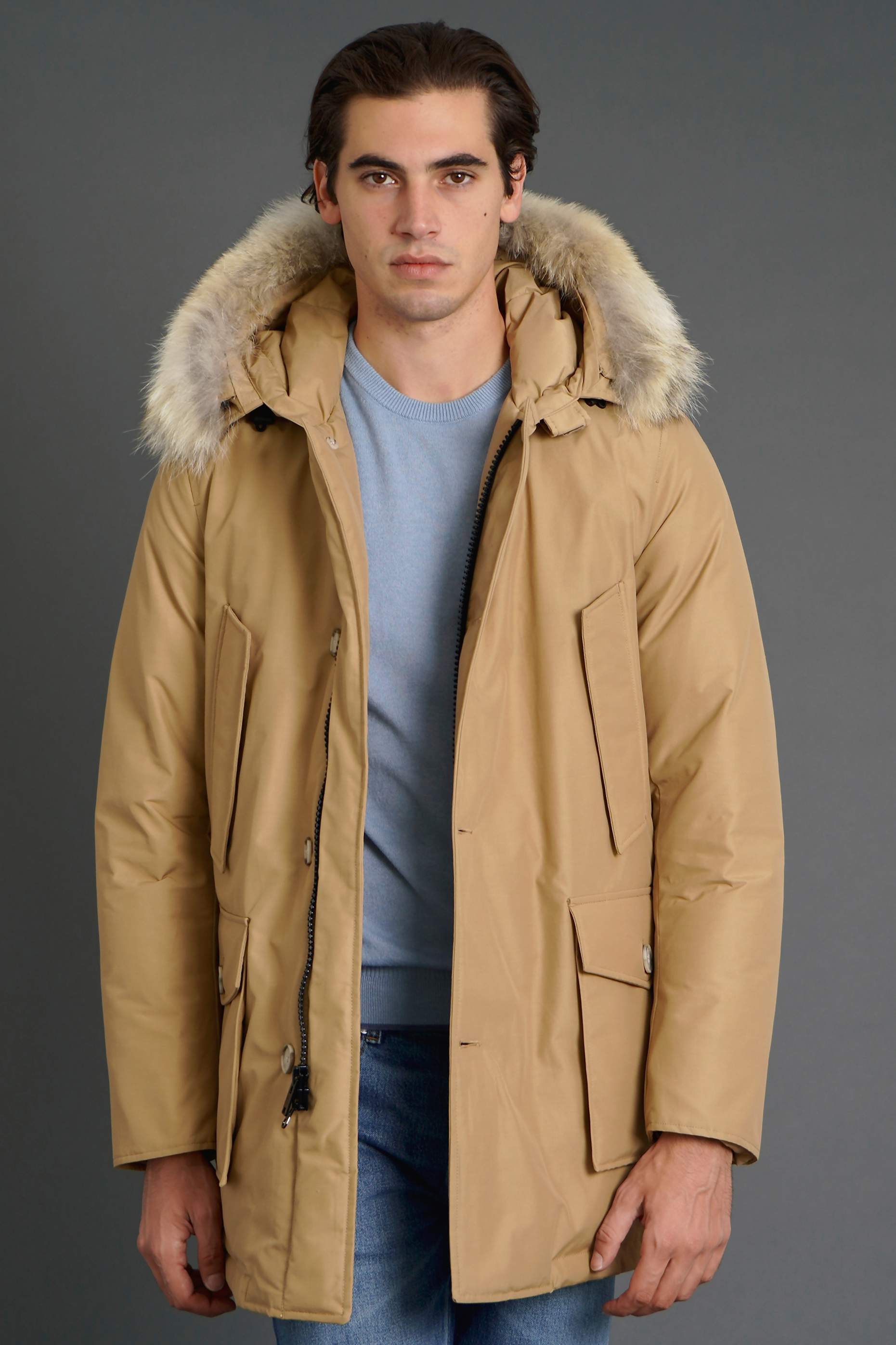 WOOLRICH Ramar Cloth Down Arctic Fur Parka