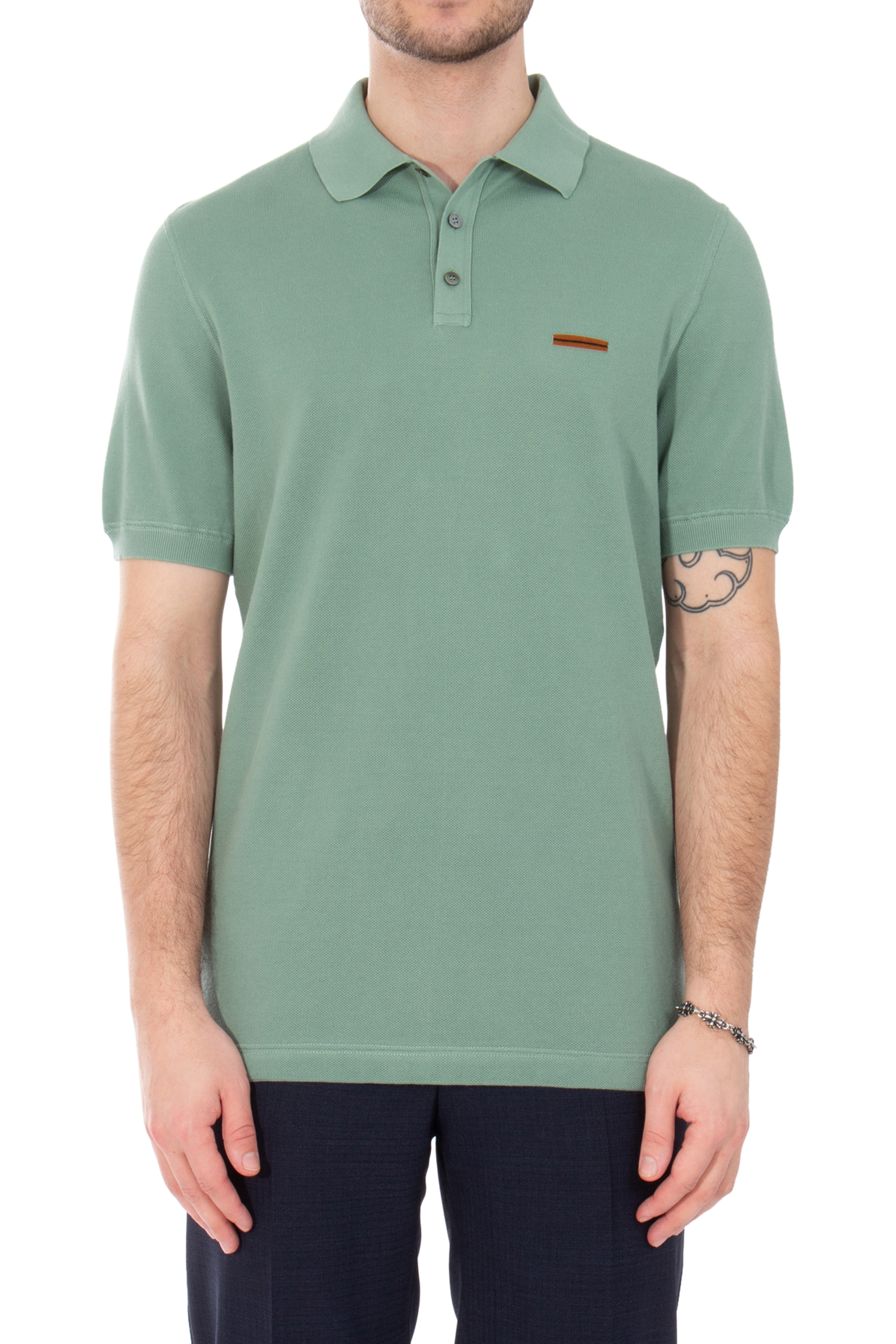 ZEGNA Cotton Piqué Polo Shirt