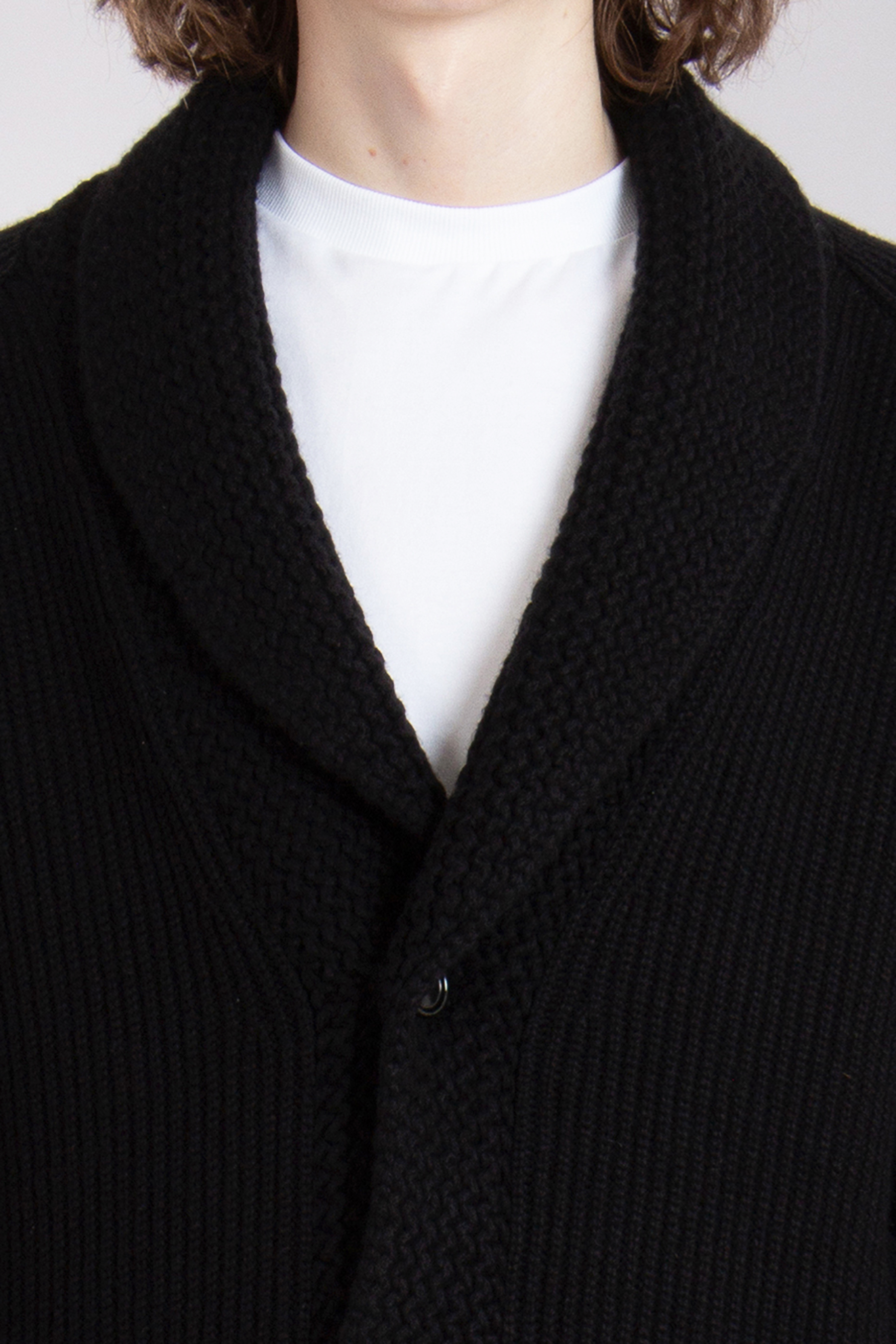 BOSS Regular Fit Wool-Cashmere-Silk Blend Cardigan L-Ecardigo 